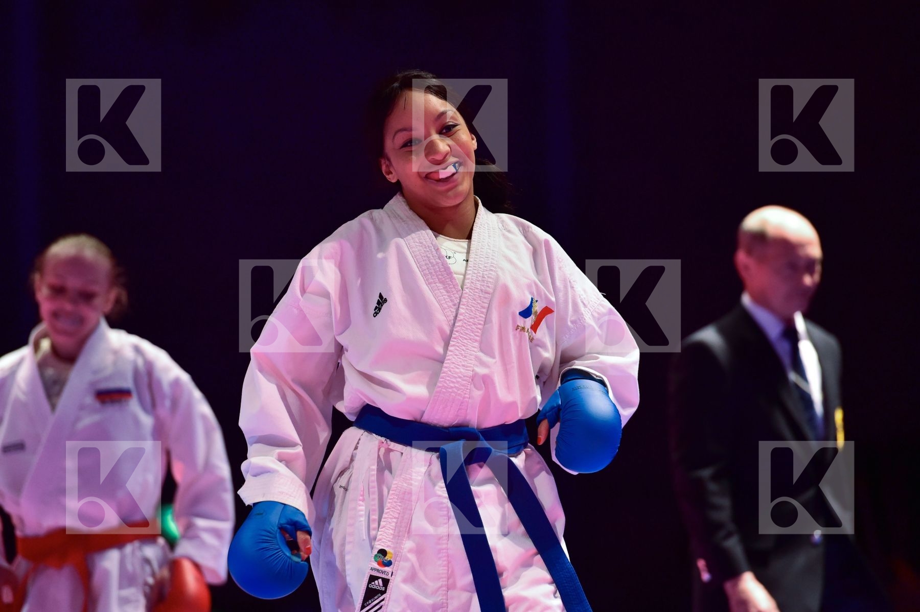 -61 kg final France Gataullina Nailya Ignace Lucie kumite Russia