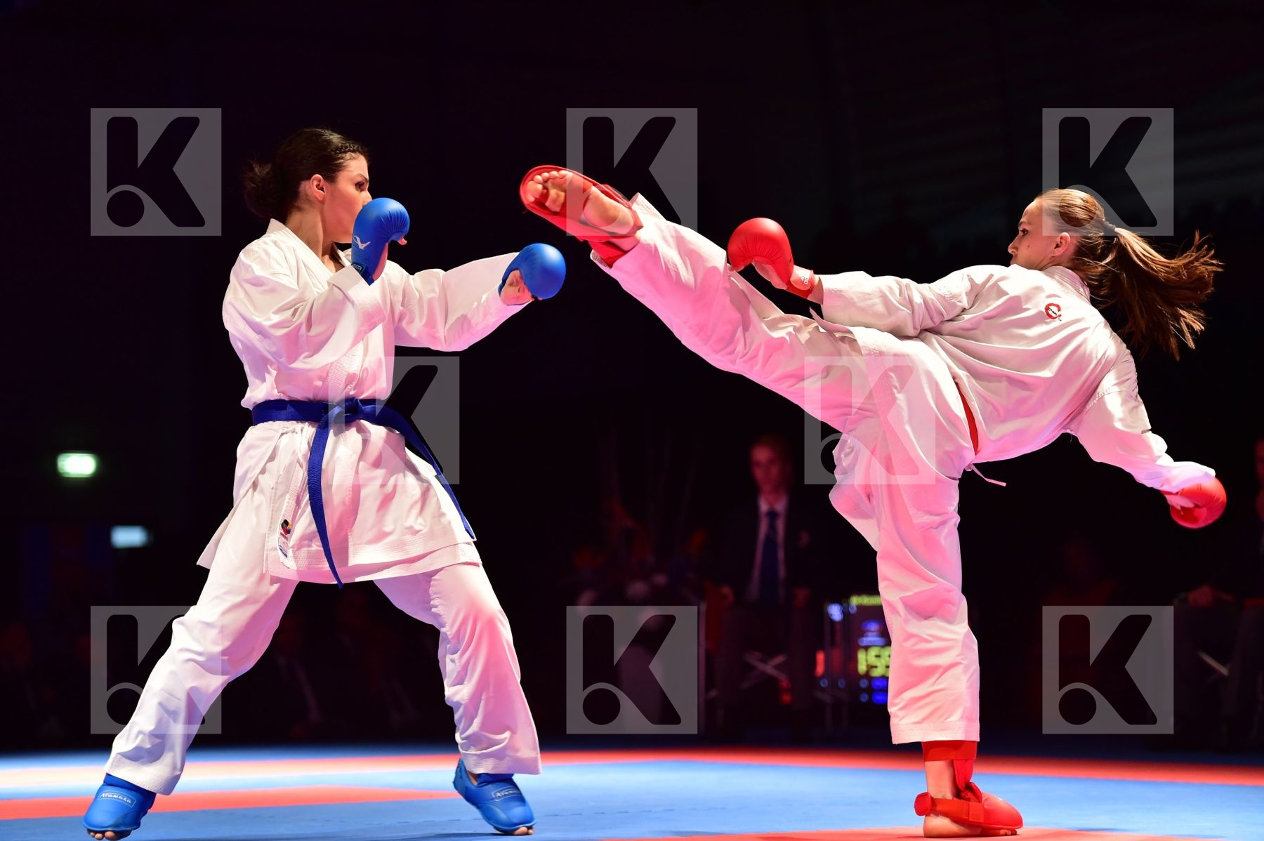 -68 kg France Gafurova Guzaliya Kazakhstan kumite Panetsidou Vas