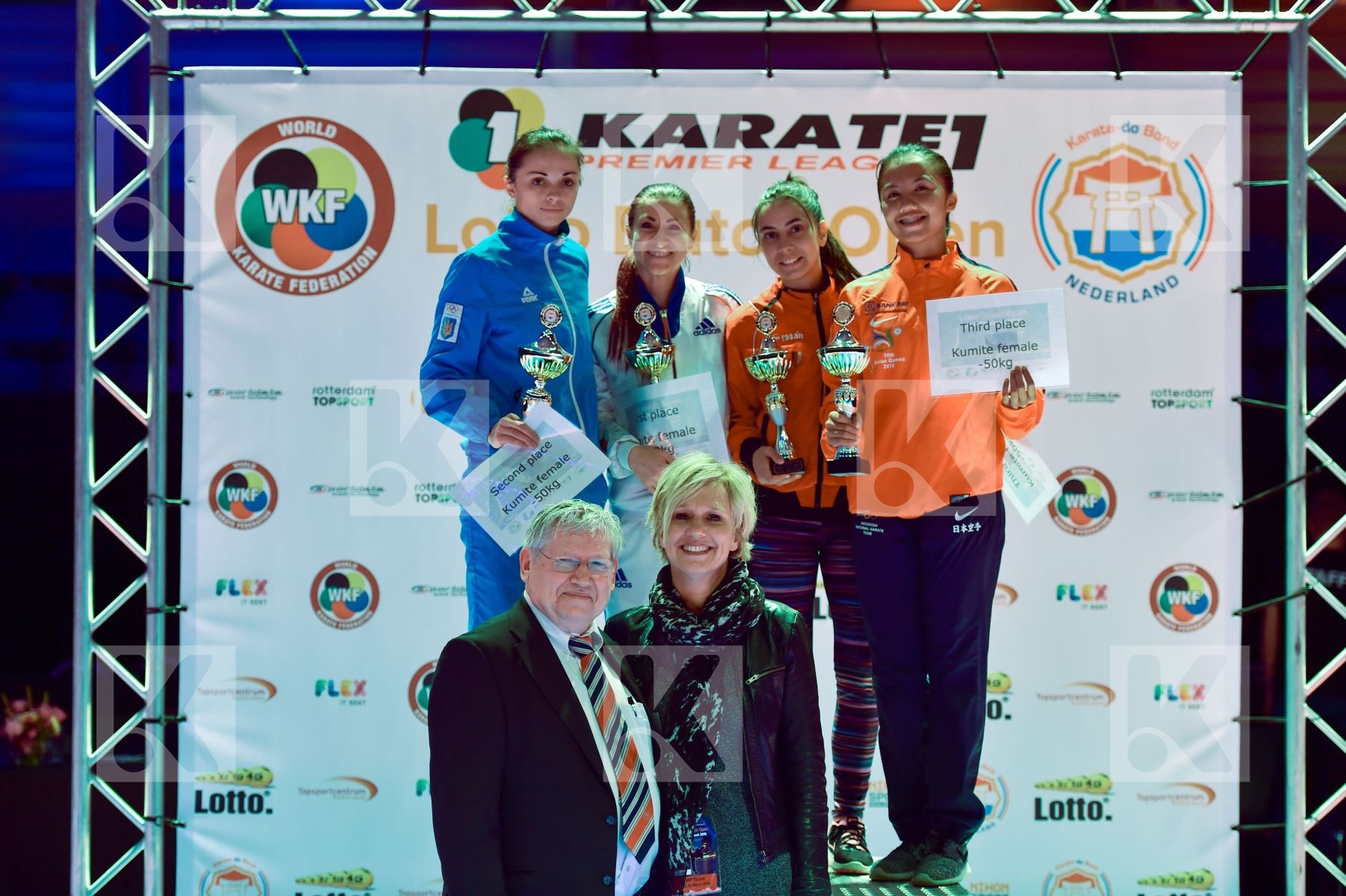 -50 kg France Indonesia Kryva Kateryna kumite podium Recchia Ale