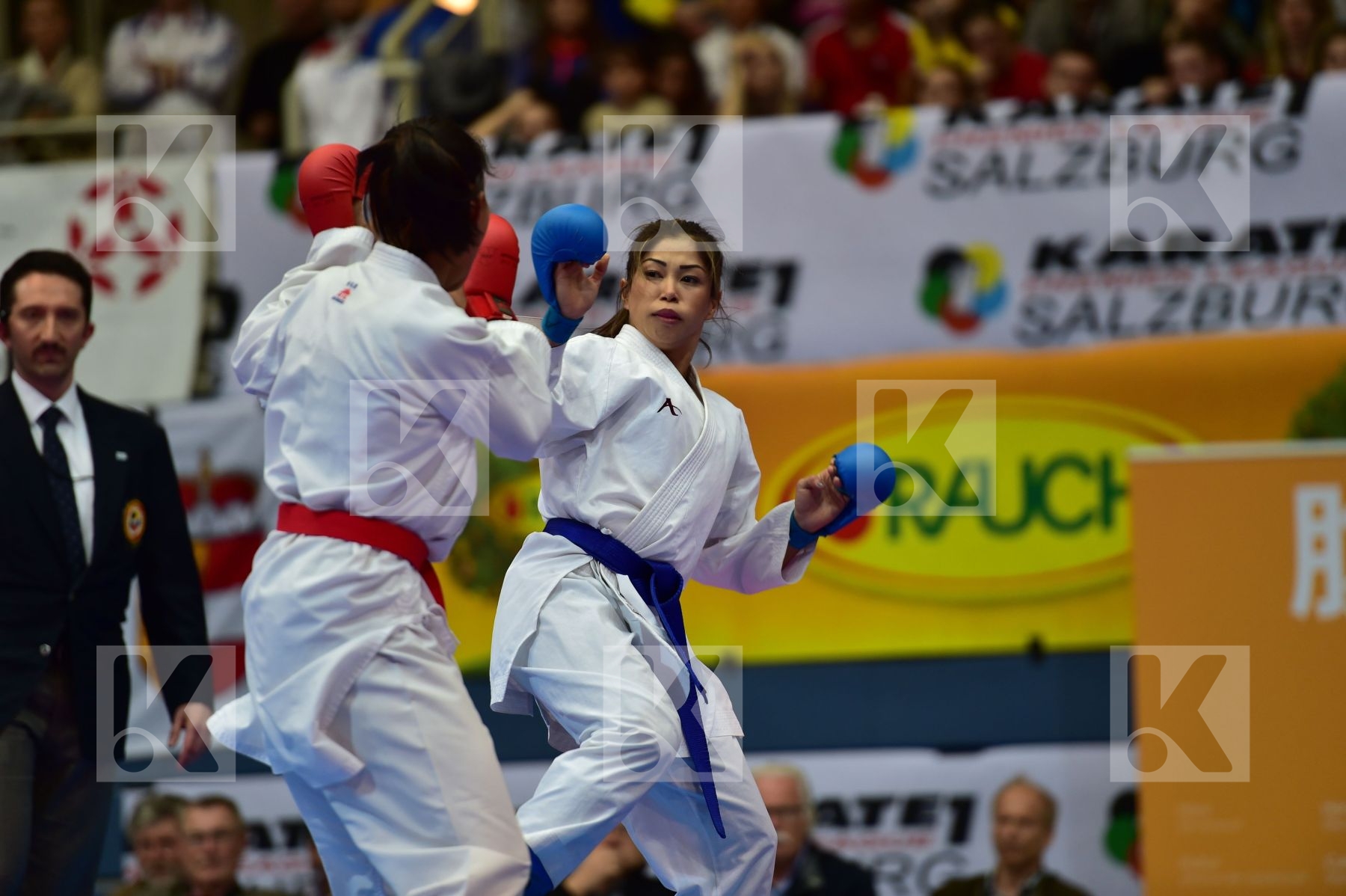 austria female kumite -55 kg jefry krishnan syakilla salni kumiz