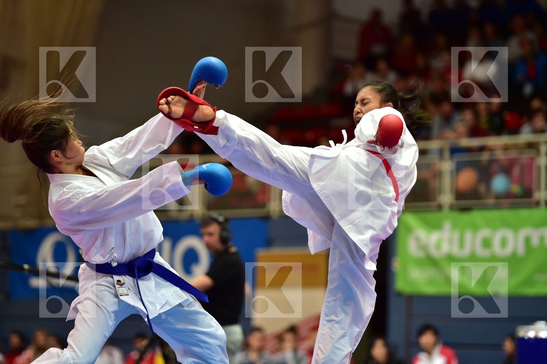 austria female kumite -55 kg jefry krishnan syakilla salni kumiz