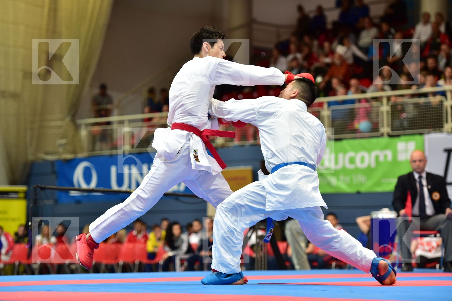 Japan male kumite -75 kg nishimura ken Shureido watanabe daisuke