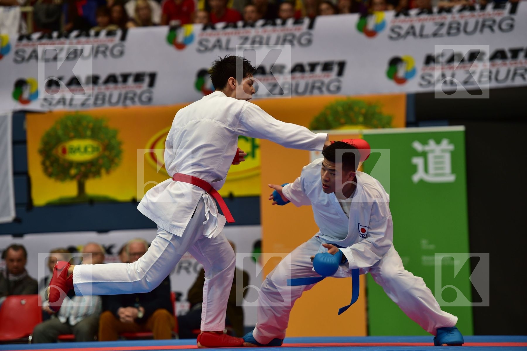 Japan male kumite -75 kg nishimura ken Shureido watanabe daisuke