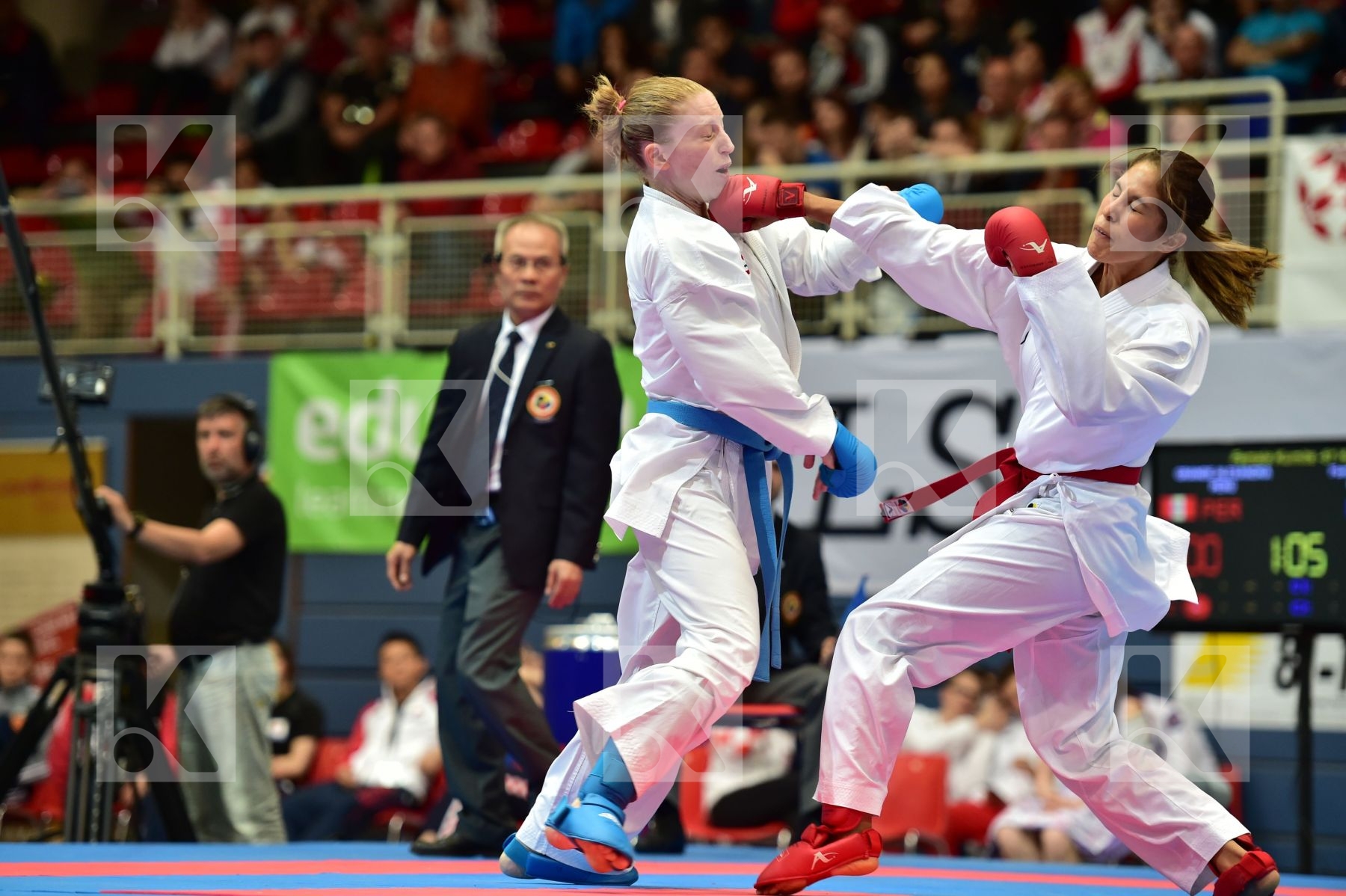 female kumite -61 kg forcella nicole grande alexandra italy peru