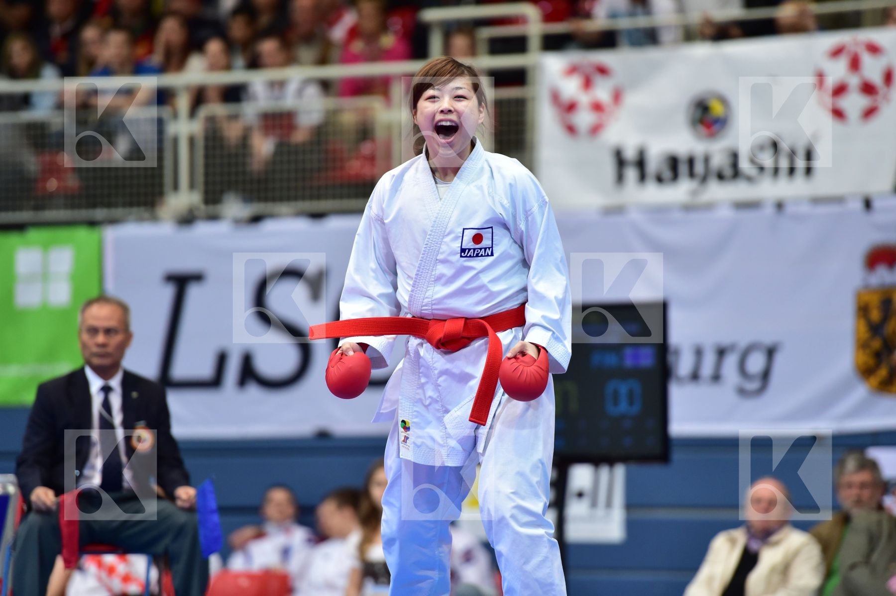 female kumite 68+ kg finland Hirota Japan kuusisto helena uekusa