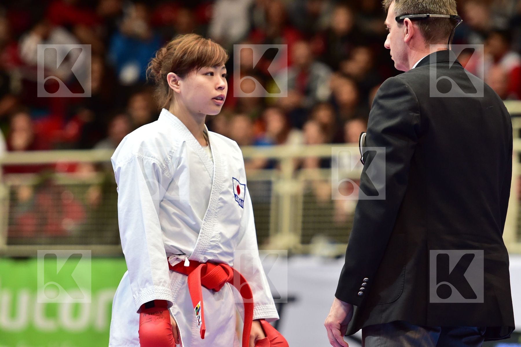 female kumite 68+ kg finland Hirota Japan kuusisto helena uekusa