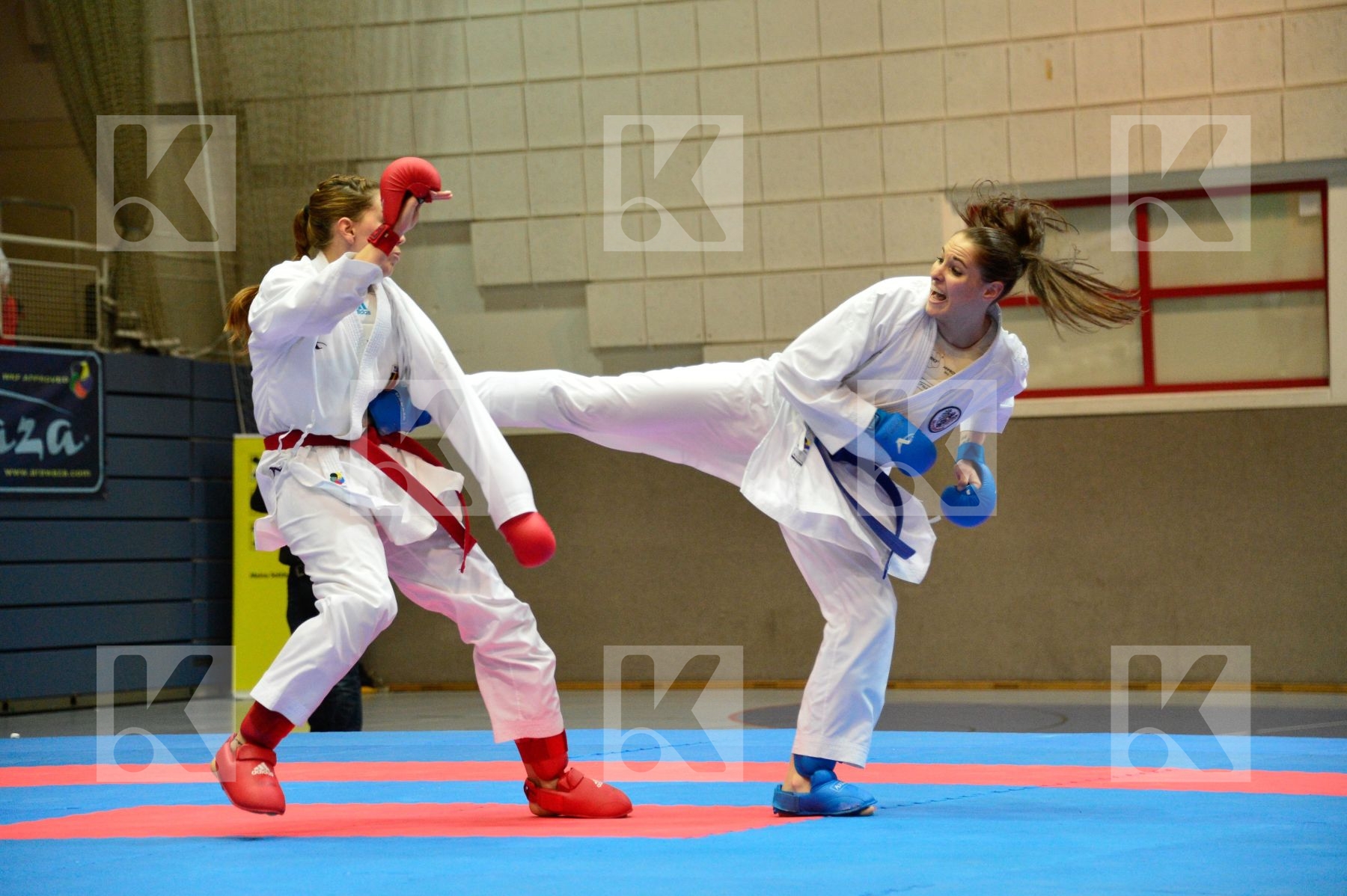 female kumite -68 kg no debatty luana buchinger alisa belgium au