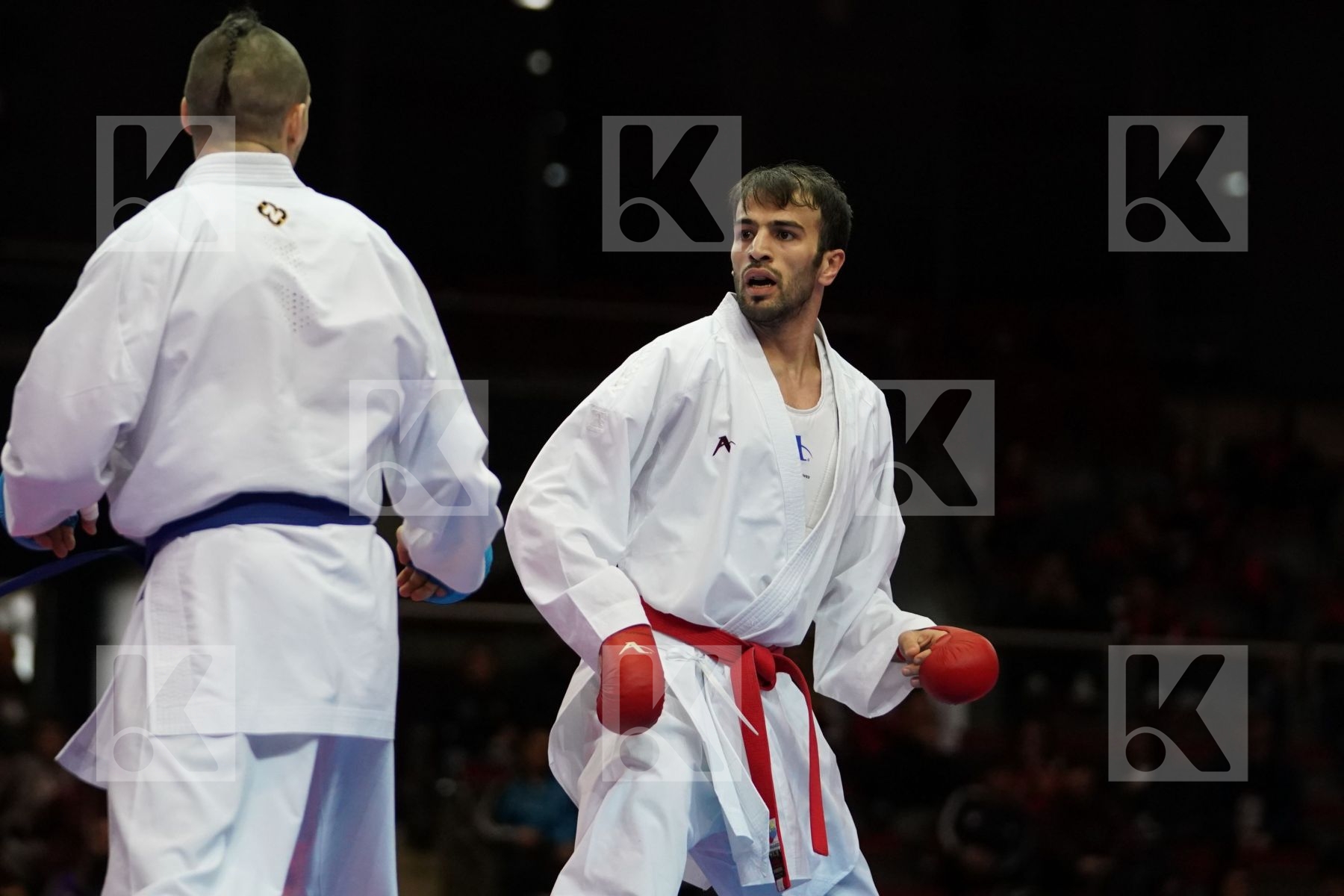 BAHMAN ASGARI GHONCHEH  (ISLAMIC REPUBLIC OF IRAN) VS STANISLAV HORUNA (UKRAINE) in Senior Kumite -75 Kg - Bronze bout