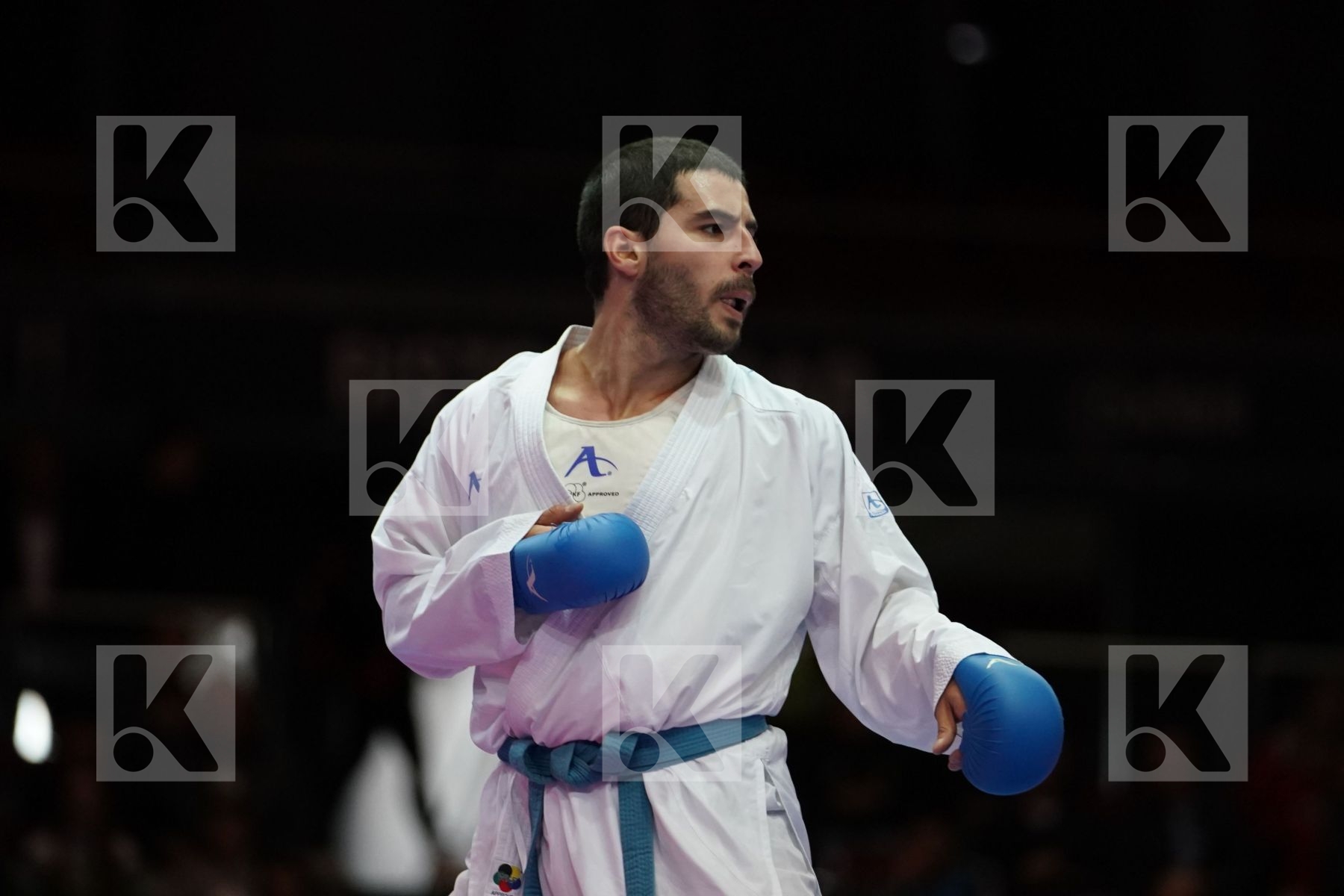 WEI-CHUN HSU (CHINESE TAIPEI) VS GERMAN CHARPENTIER (CHILE) in Senior Kumite -75 Kg - Bronze bout
