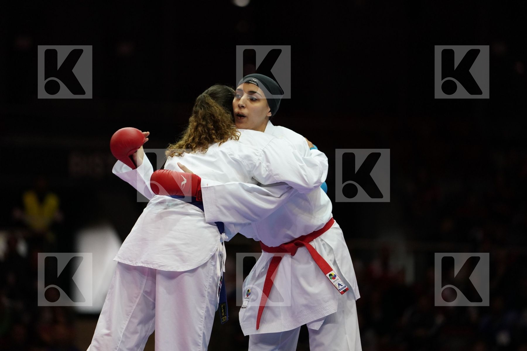 GIANA LOTFY (EGYPT) VS NOEMIE KORNFELD (SWITZERLAND) in Senior Kumite -61 Kg - Bronze bout