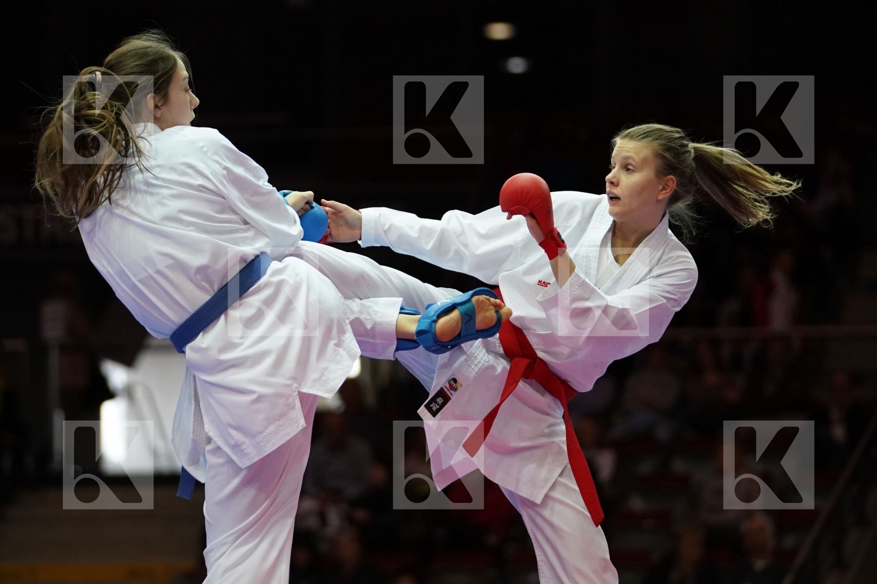 ANNA-JOHANNA NILSSON (SWE) VS VIKTORIA PILLAROVA (SLOVAKIA) in Senior Kumite -61 Kg - Bronze bout
