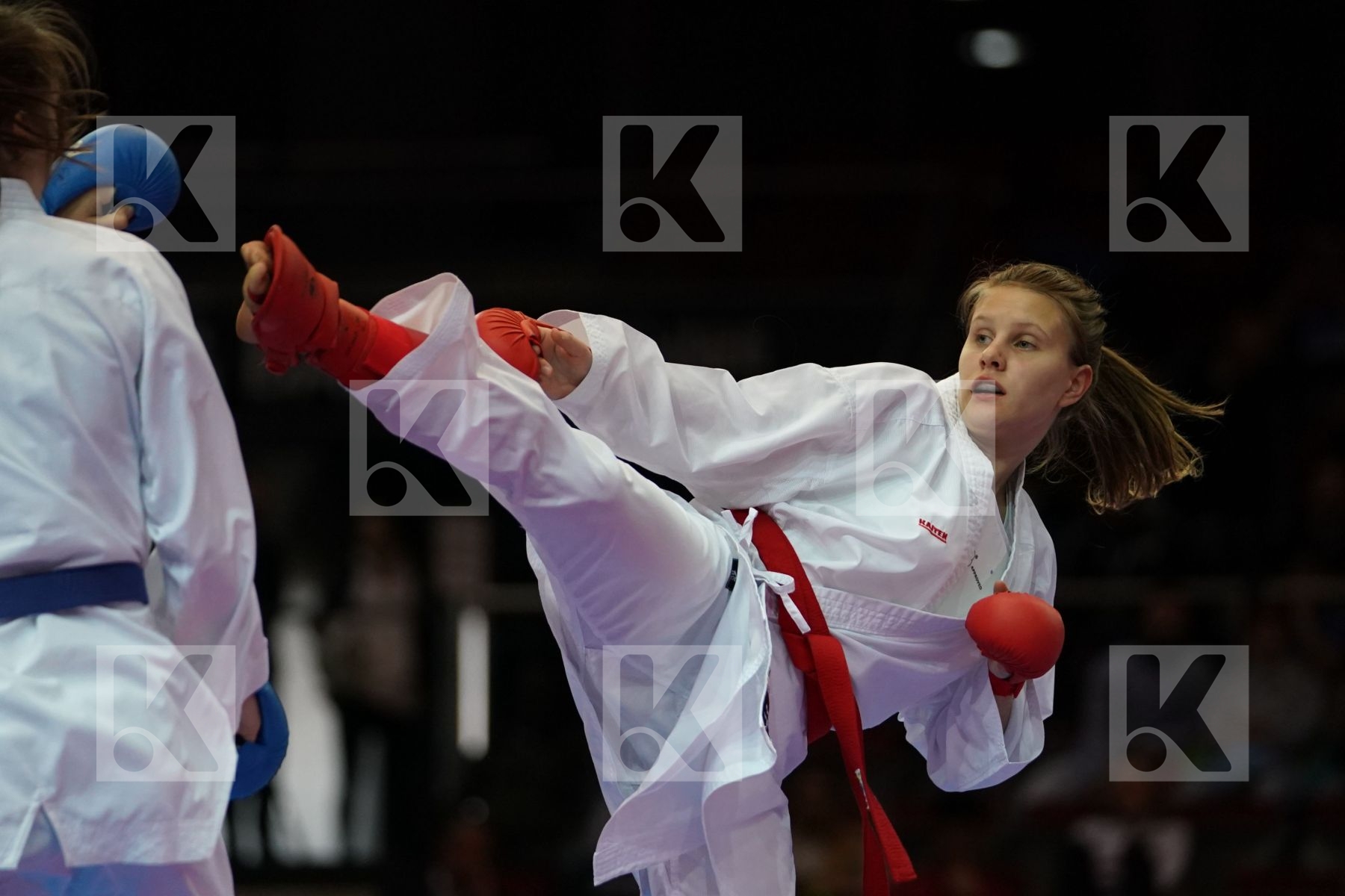 ANNA-JOHANNA NILSSON (SWE) VS VIKTORIA PILLAROVA (SLOVAKIA) in Senior Kumite -61 Kg - Bronze bout