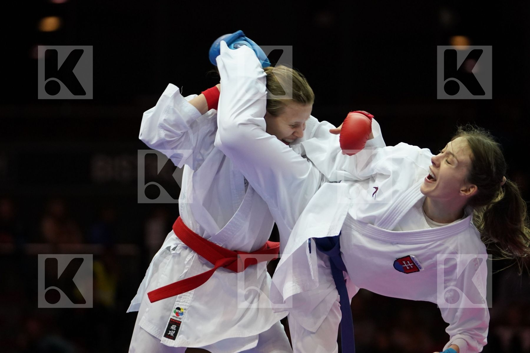 ANNA-JOHANNA NILSSON (SWE) VS VIKTORIA PILLAROVA (SLOVAKIA) in Senior Kumite -61 Kg - Bronze bout