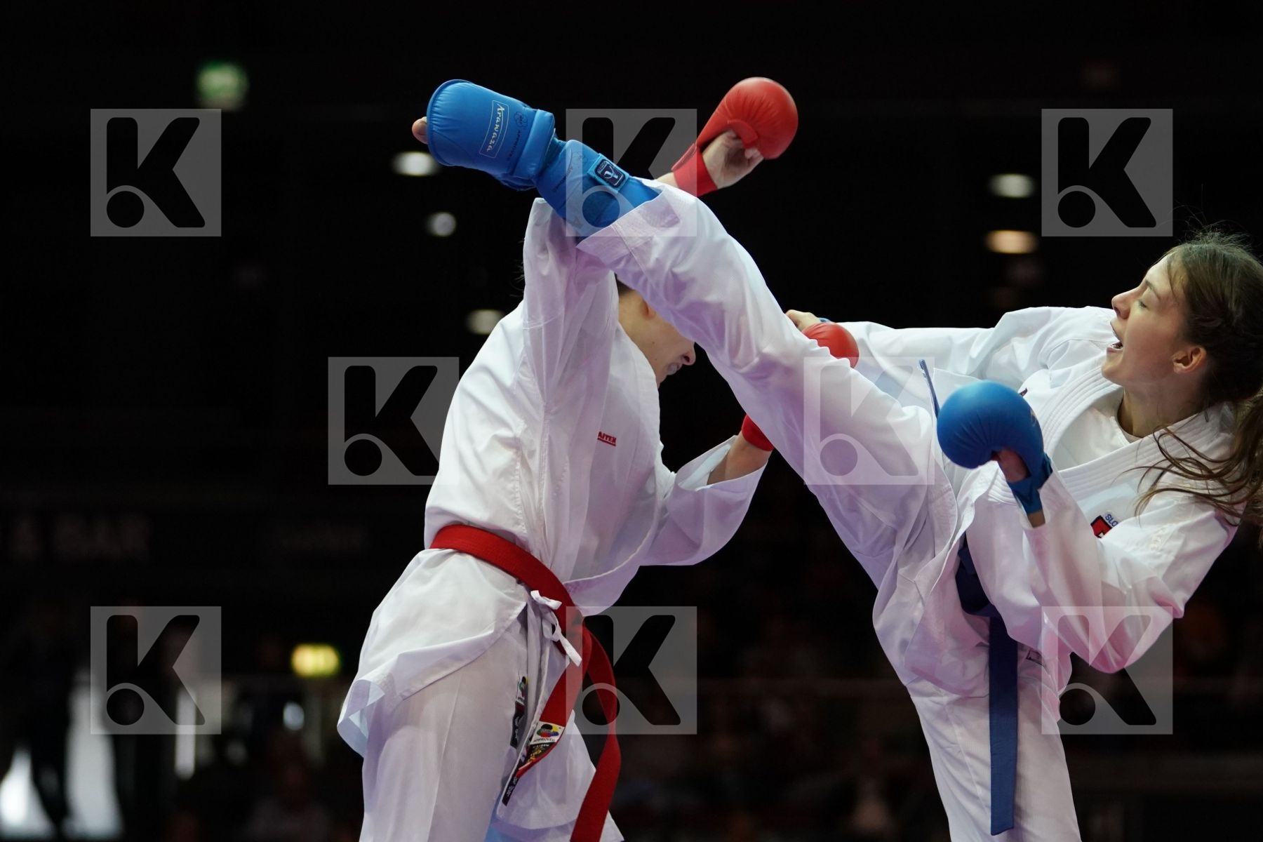 ANNA-JOHANNA NILSSON (SWE) VS VIKTORIA PILLAROVA (SLOVAKIA) in Senior Kumite -61 Kg - Bronze bout