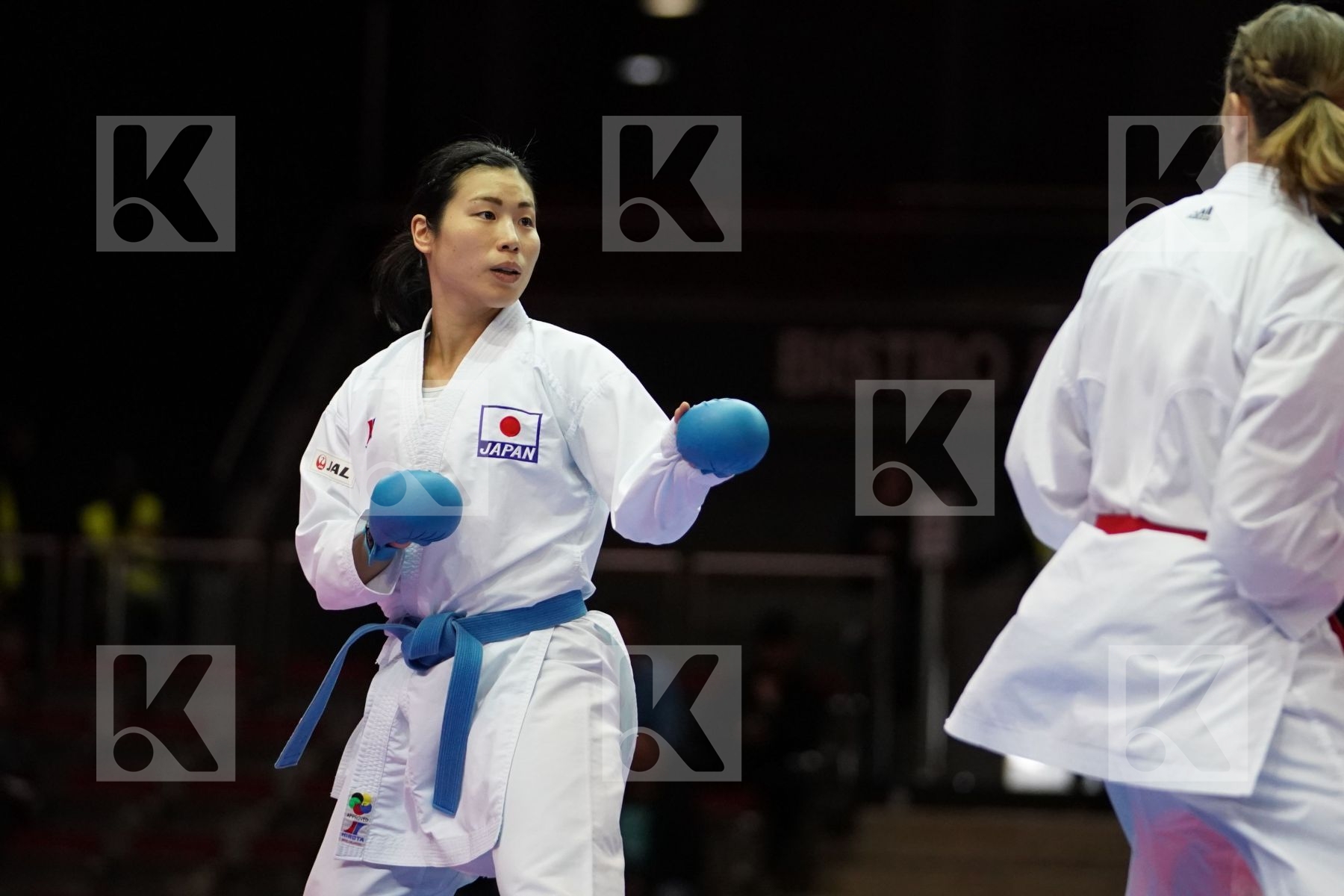 JOHANNA KNEER (GERMANY) VS KAYO SOMEYA (JAPAN) in Senior Kumite -68 Kg - Bronze bout