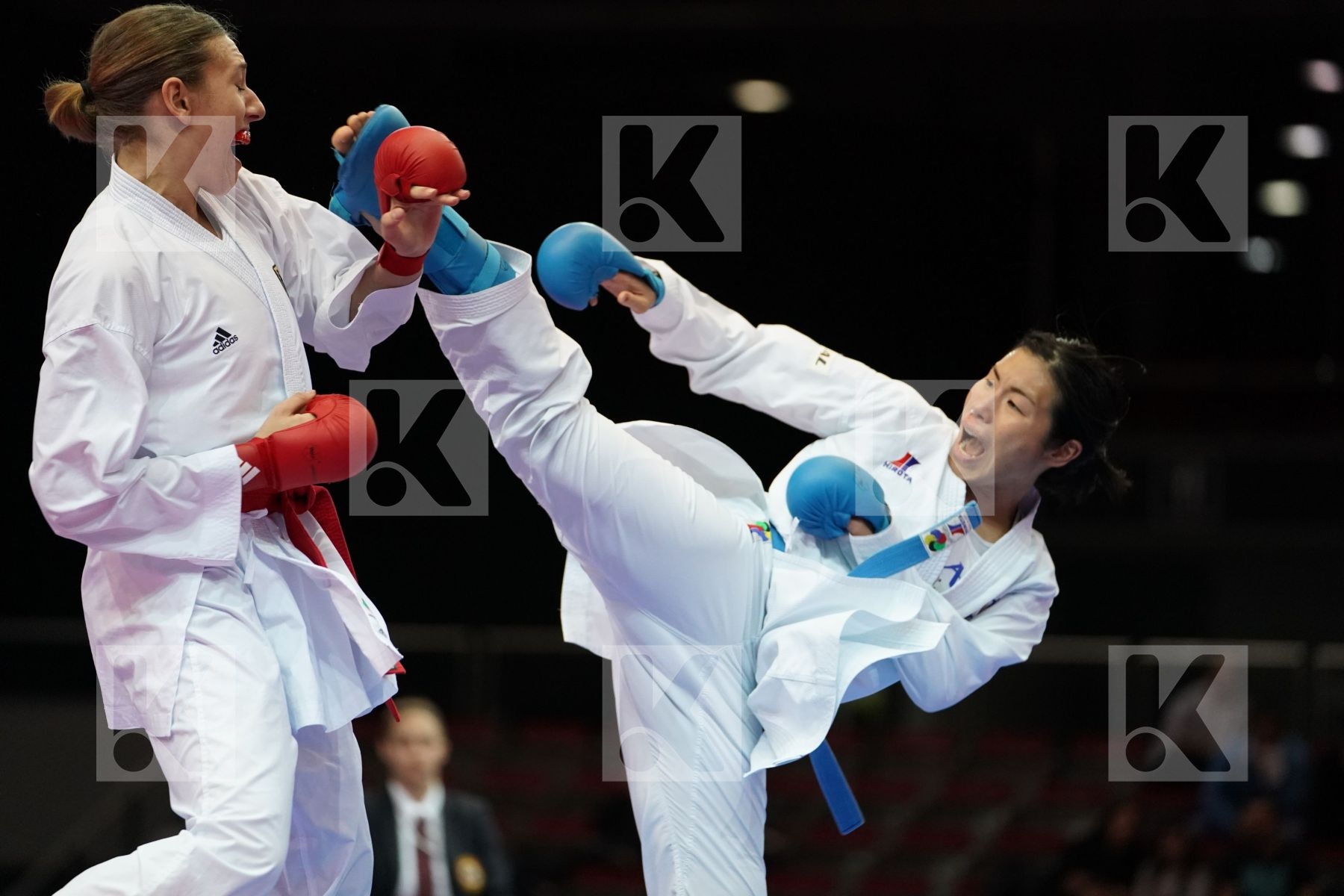 JOHANNA KNEER (GERMANY) VS KAYO SOMEYA (JAPAN) in Senior Kumite -68 Kg - Bronze bout