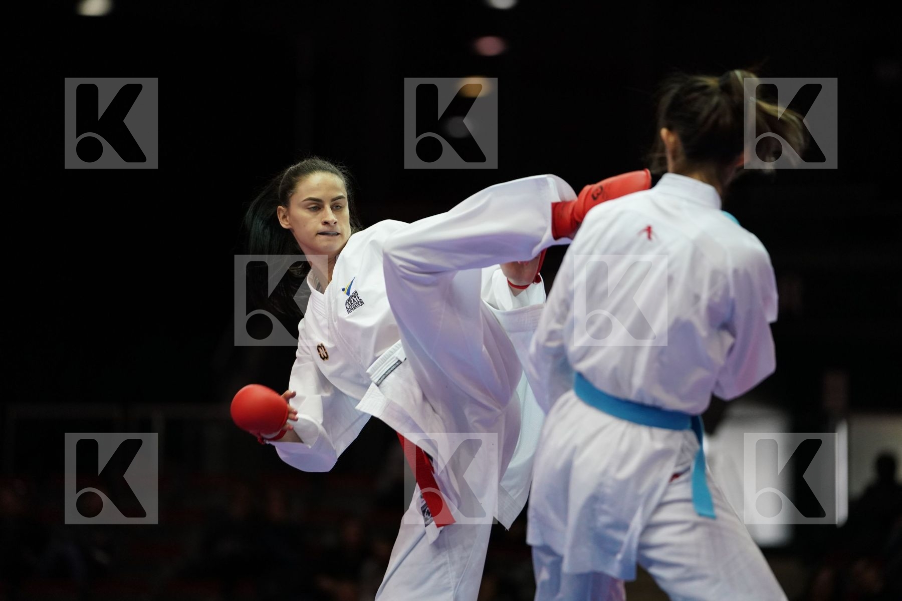 HALYNA MELNYK (UKRAINE) VS GONG LI (CHN) in Senior Kumite -68 Kg - Bronze bout