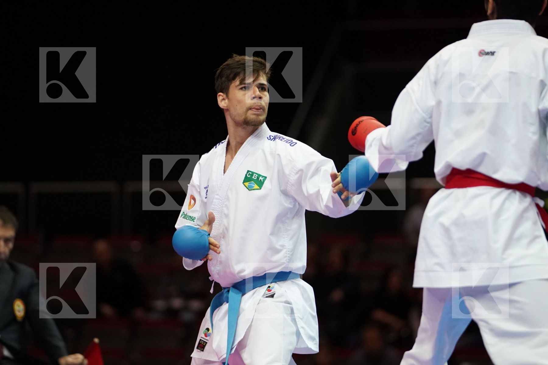 MALEK SALAMA (EGYPT) VS RAFAEL NASCIMENTO (BRAZIL) in Senior Kumite -60 Kg - Bronze bout