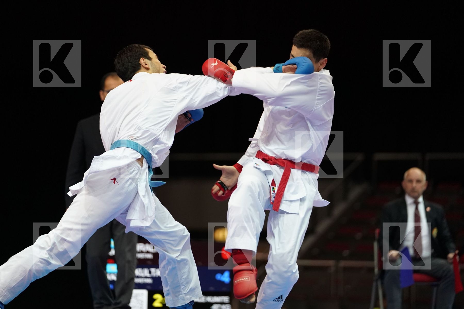 DIDAR AMIRALI (KAZAKHSTAN) VS MUSSA BEXULTAN (KAZAKHSTAN) in Senior Kumite -67 Kg - Bronze bout