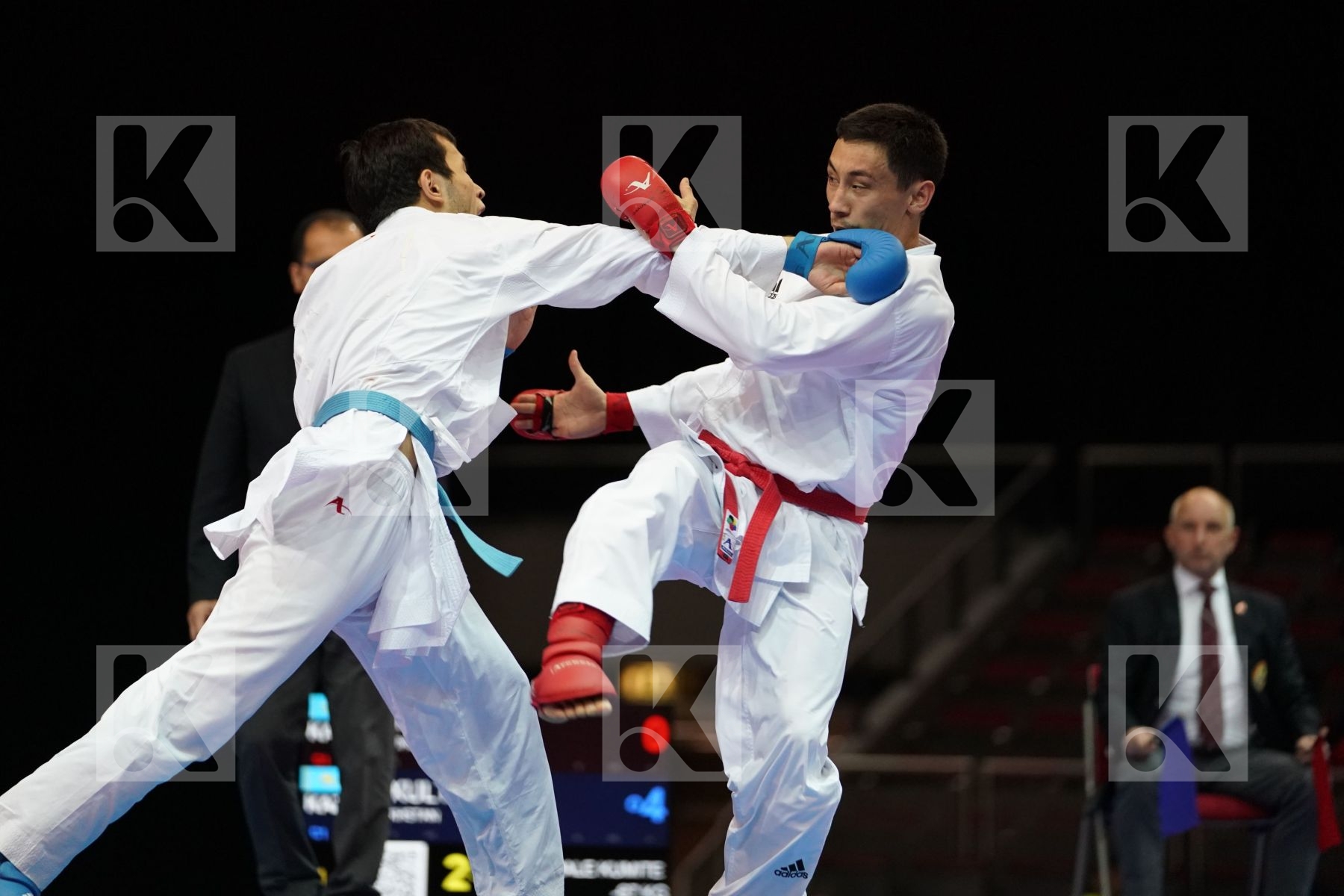 DIDAR AMIRALI (KAZAKHSTAN) VS MUSSA BEXULTAN (KAZAKHSTAN) in Senior Kumite -67 Kg - Bronze bout