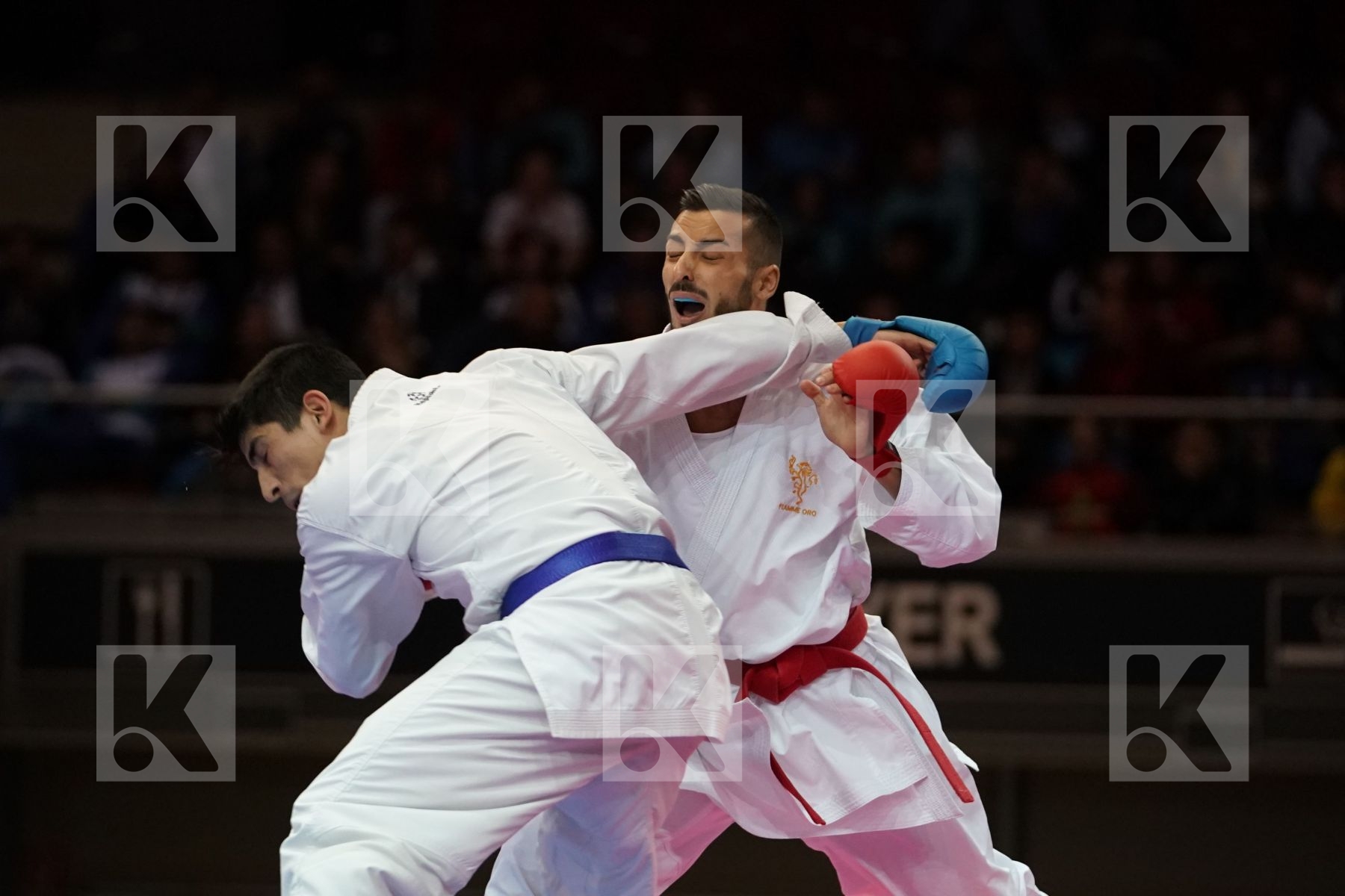 LUCA MARESCA (ITALY) VS DIONYSIOS XENOS (GREECE) in Senior Kumite -67 Kg - Bronze bout