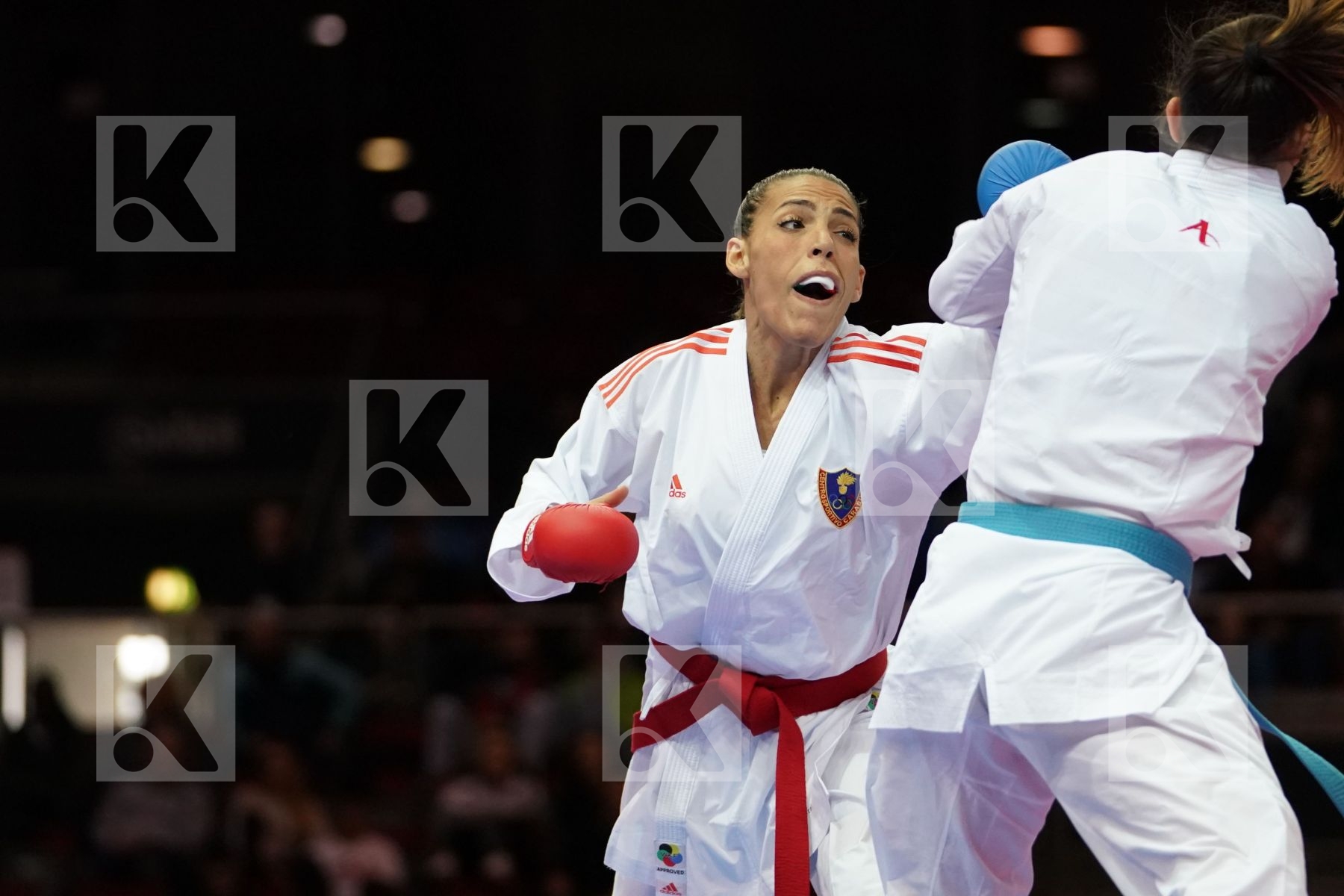 LORENA BUSA (ITALY) VS IVET GORANOVA (BULGARIA) in Senior Kumite -55 Kg - Bronze bout