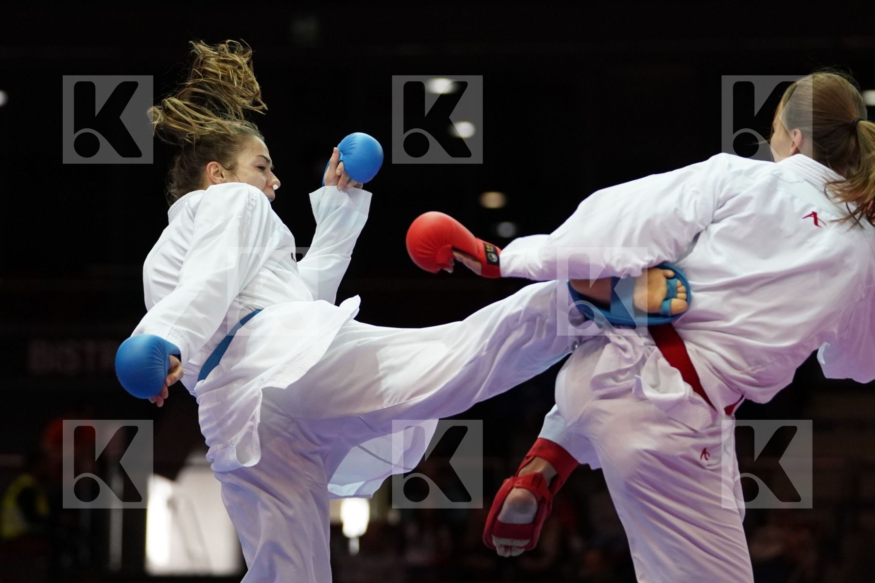 DOMINIKA TATAROVA (SLOVAKIA) VS TARA ROPRET (SERBIA) in Senior Kumite 68+ Kg - Bronze bout