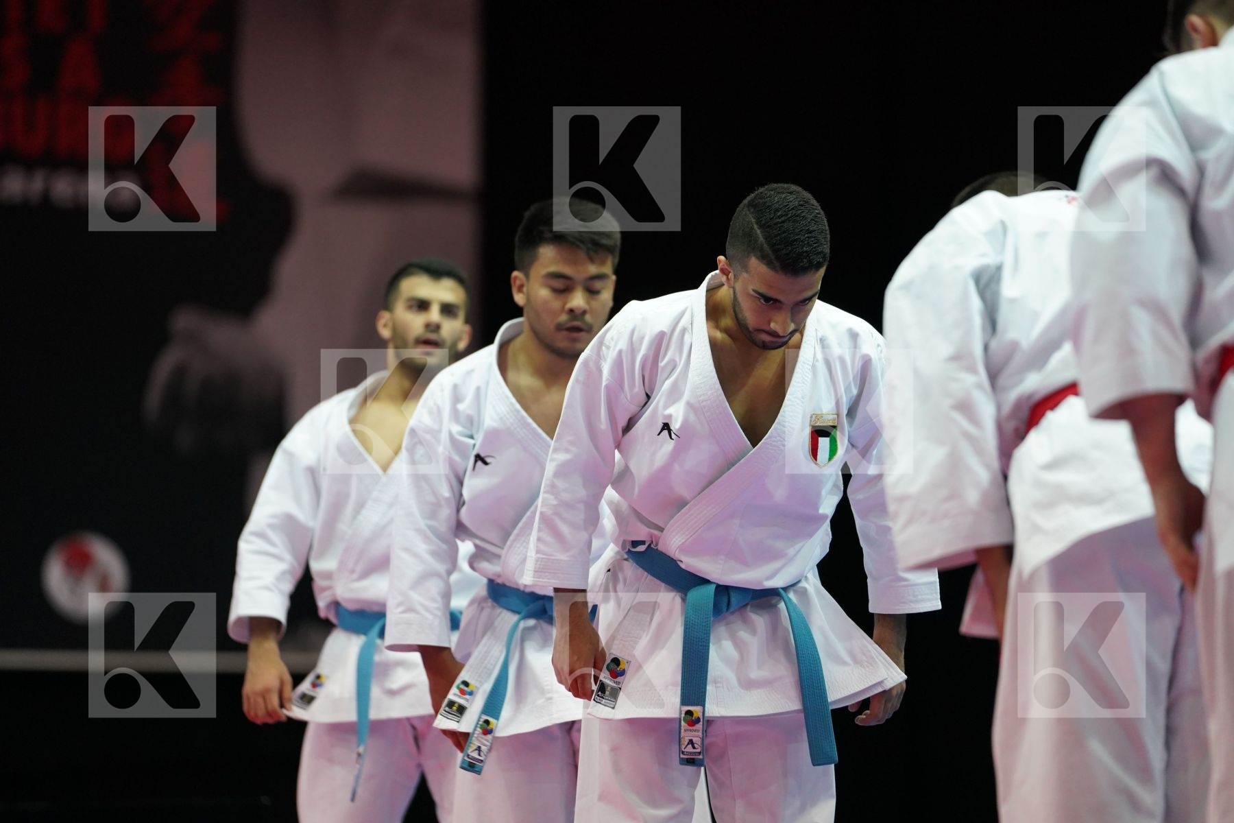 KUWAIT (ALMOSAWI, ALMOSAWI, HUSAIN) in Senior Team Male Kata - Bronze bout