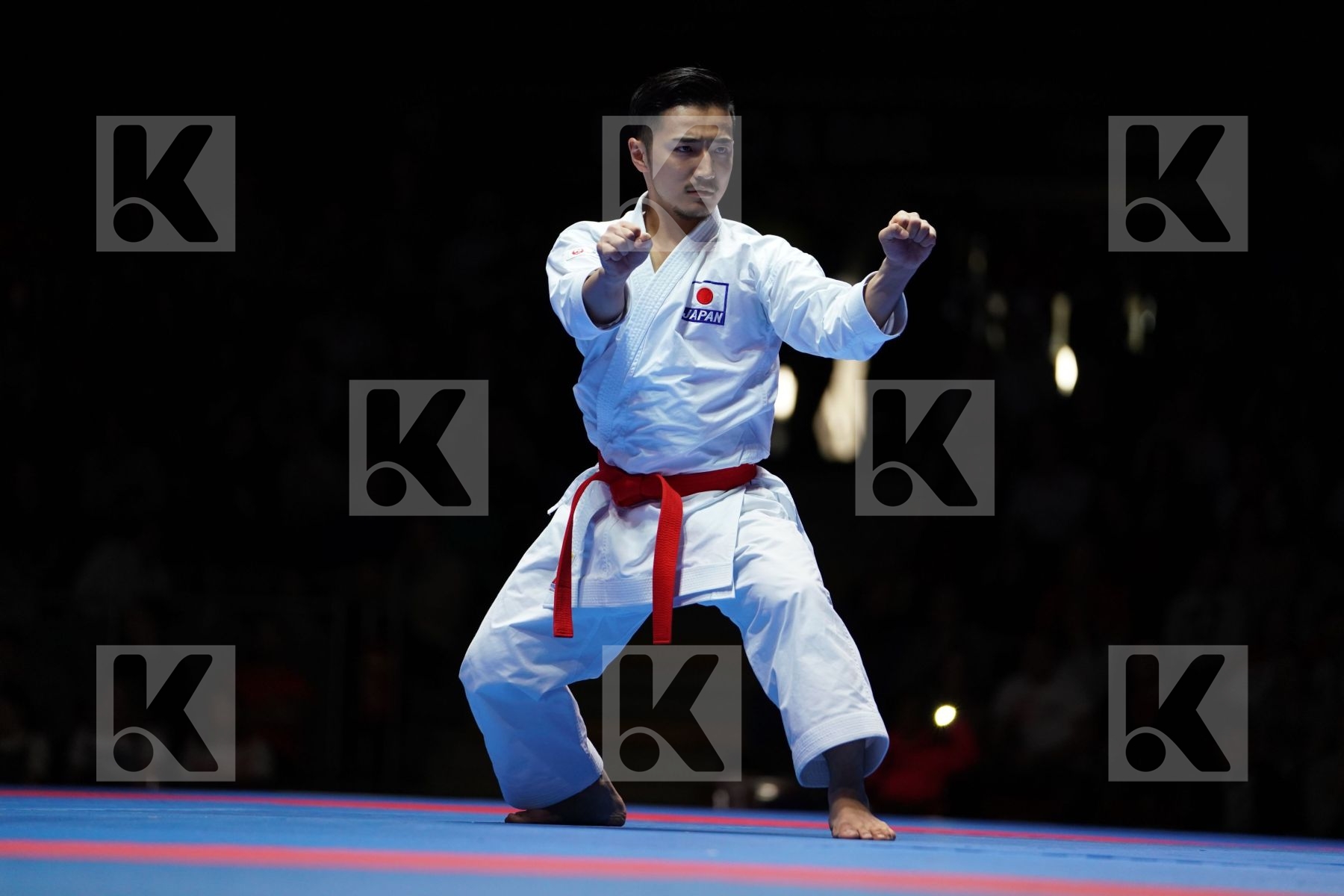 KAZUMASA MOTO (JAPAN) in Senior Male Kata - Gold bout