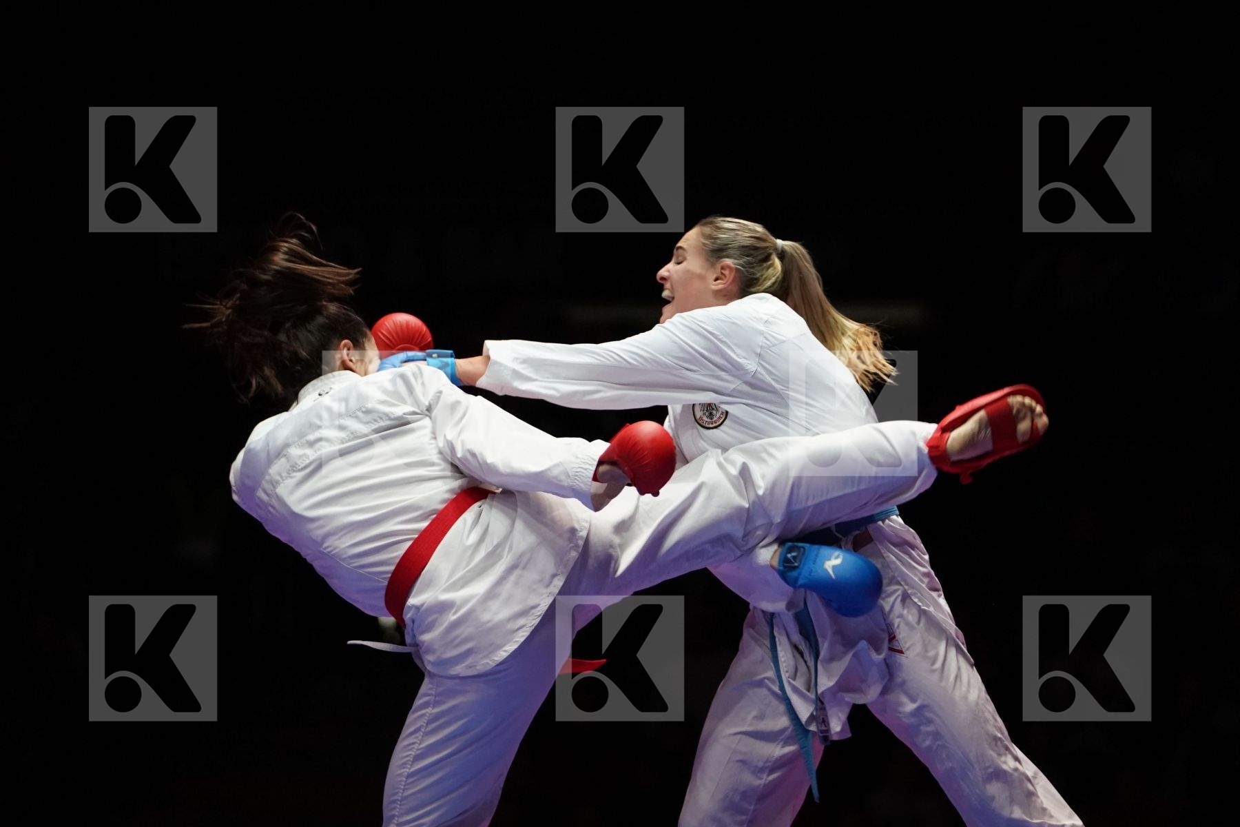 ELENA QUIRICI (SWITZERLAND) VS ALISA BUCHINGER (AUSTRIA) in Senior Kumite -68 Kg - Gold bout