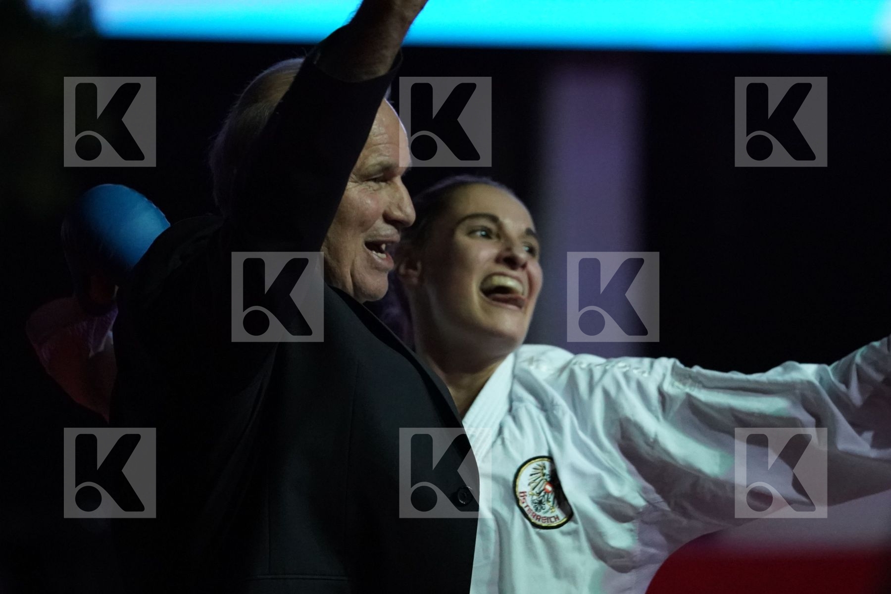 ELENA QUIRICI (SWITZERLAND) VS ALISA BUCHINGER (AUSTRIA) in Senior Kumite -68 Kg - Gold bout