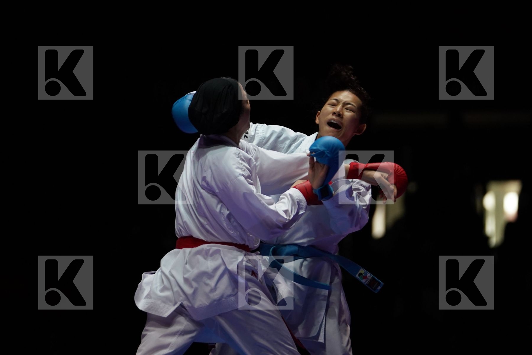 SARA BAHMANYAR (ISLAMIC REPUBLIC OF IRAN) VS AYAKA TADANO (JAPAN) in Senior Kumite -50 Kg - Gold bout