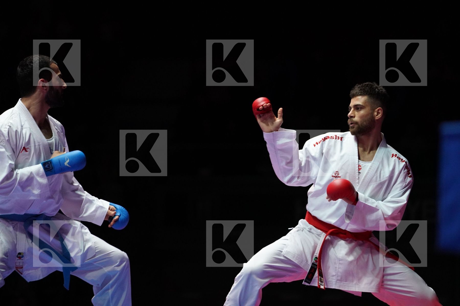 MAHDI KHODABAKHSHI (ISLAMIC REPUBLIC OF IRAN) VS UGUR AKTAS (TURKEY) in Senior Kumite 84+ Kg - Gold bout