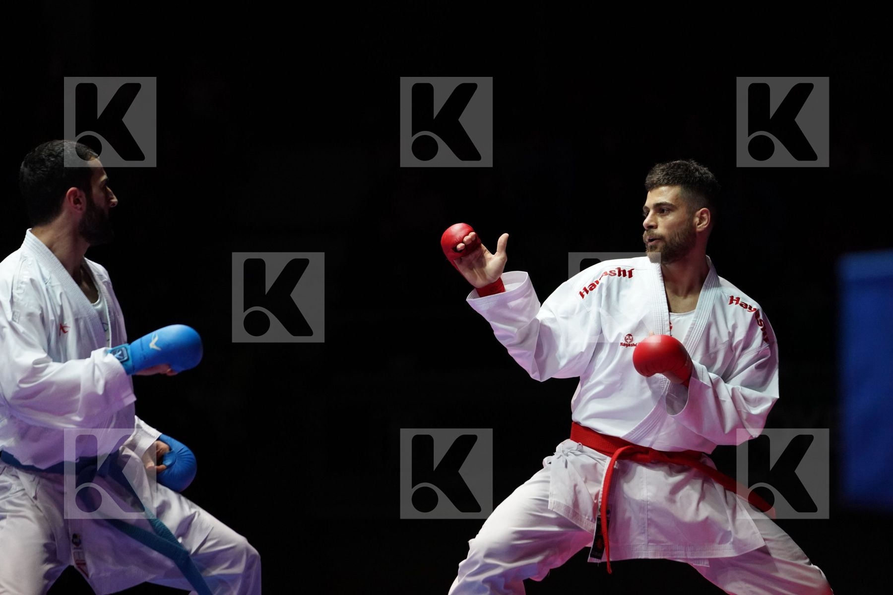 MAHDI KHODABAKHSHI (ISLAMIC REPUBLIC OF IRAN) VS UGUR AKTAS (TURKEY) in Senior Kumite 84+ Kg - Gold bout
