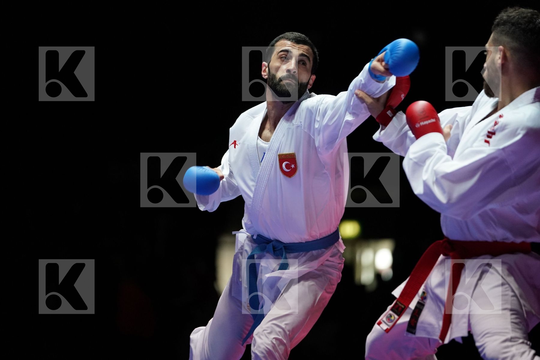 MAHDI KHODABAKHSHI (ISLAMIC REPUBLIC OF IRAN) VS UGUR AKTAS (TURKEY) in Senior Kumite 84+ Kg - Gold bout