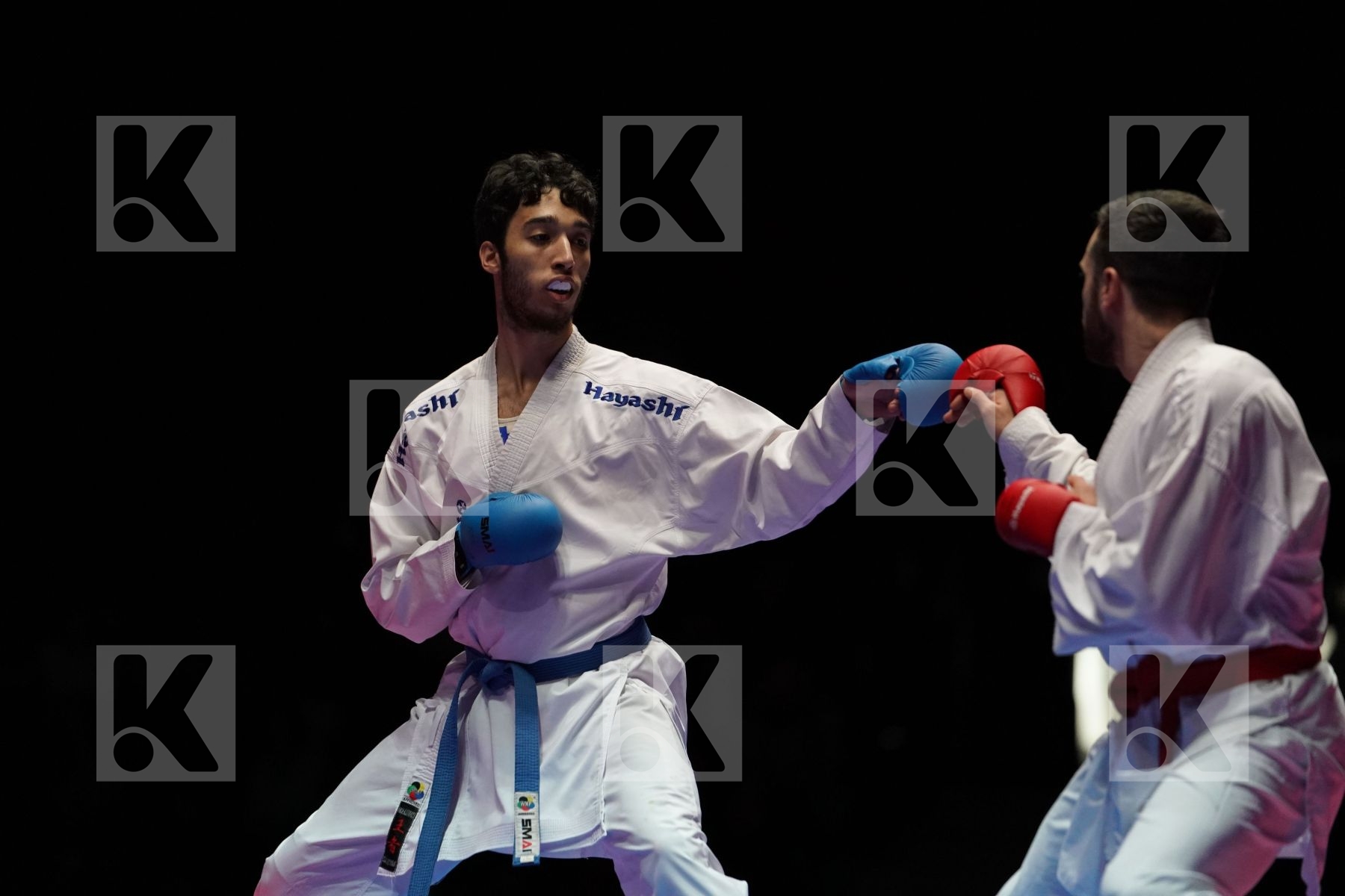 STEFAN POKORNY (AUSTRIA) VS ALI ELSAWY (EGYPT) in Senior Kumite -67 Kg - Gold bout
