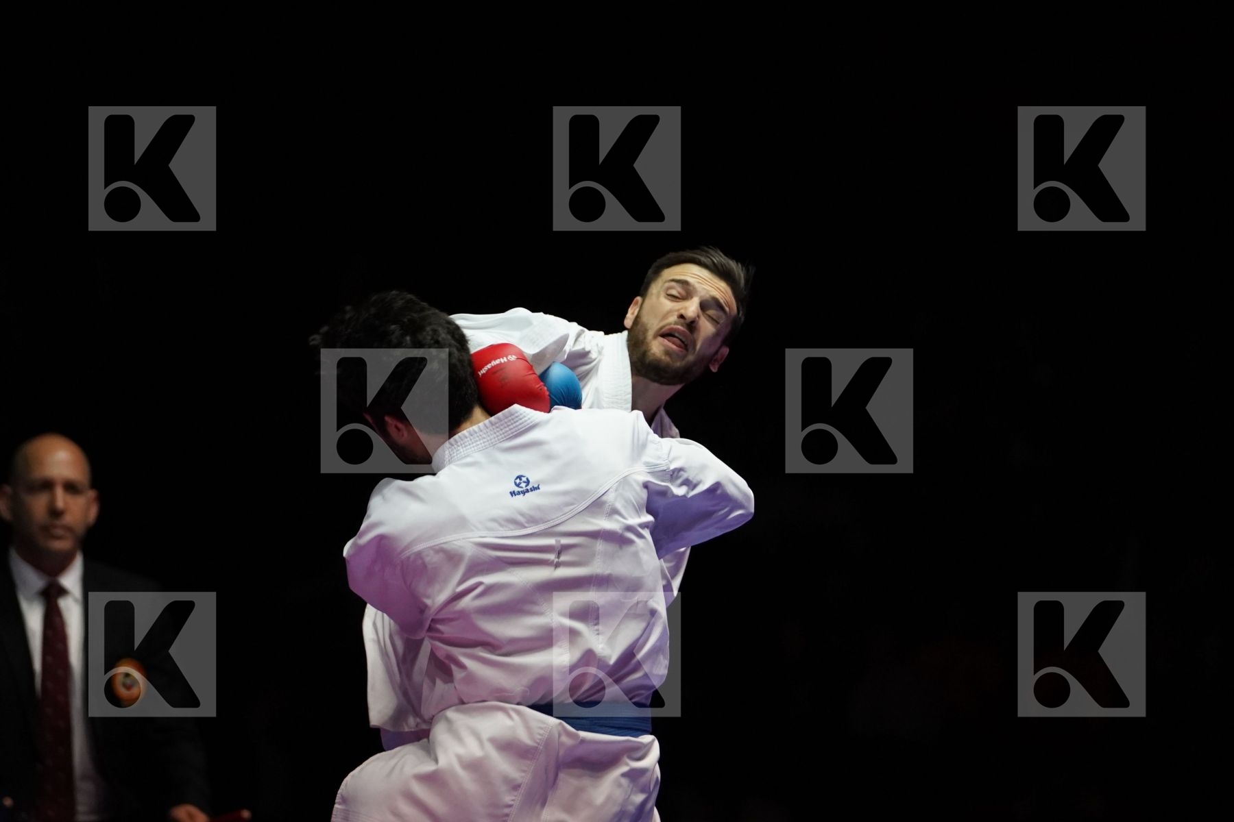 STEFAN POKORNY (AUSTRIA) VS ALI ELSAWY (EGYPT) in Senior Kumite -67 Kg - Gold bout