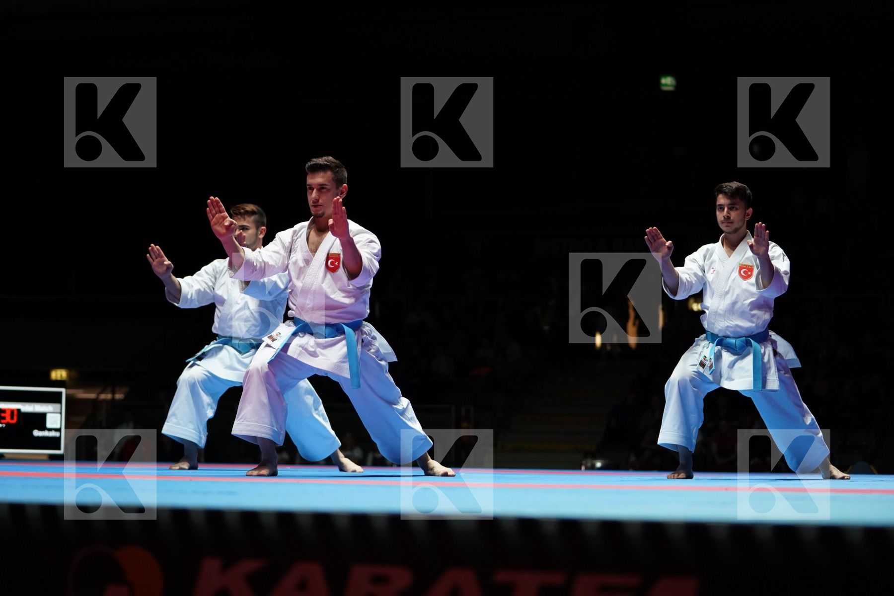 TURKEY (DURAN, GOKTAS, SOFUOGLU) in Senior Team Male Kata - Gold bout