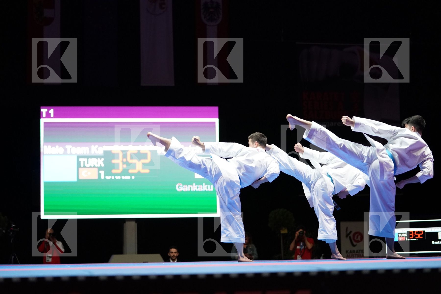 TURKEY (DURAN, GOKTAS, SOFUOGLU) in Senior Team Male Kata - Gold bout