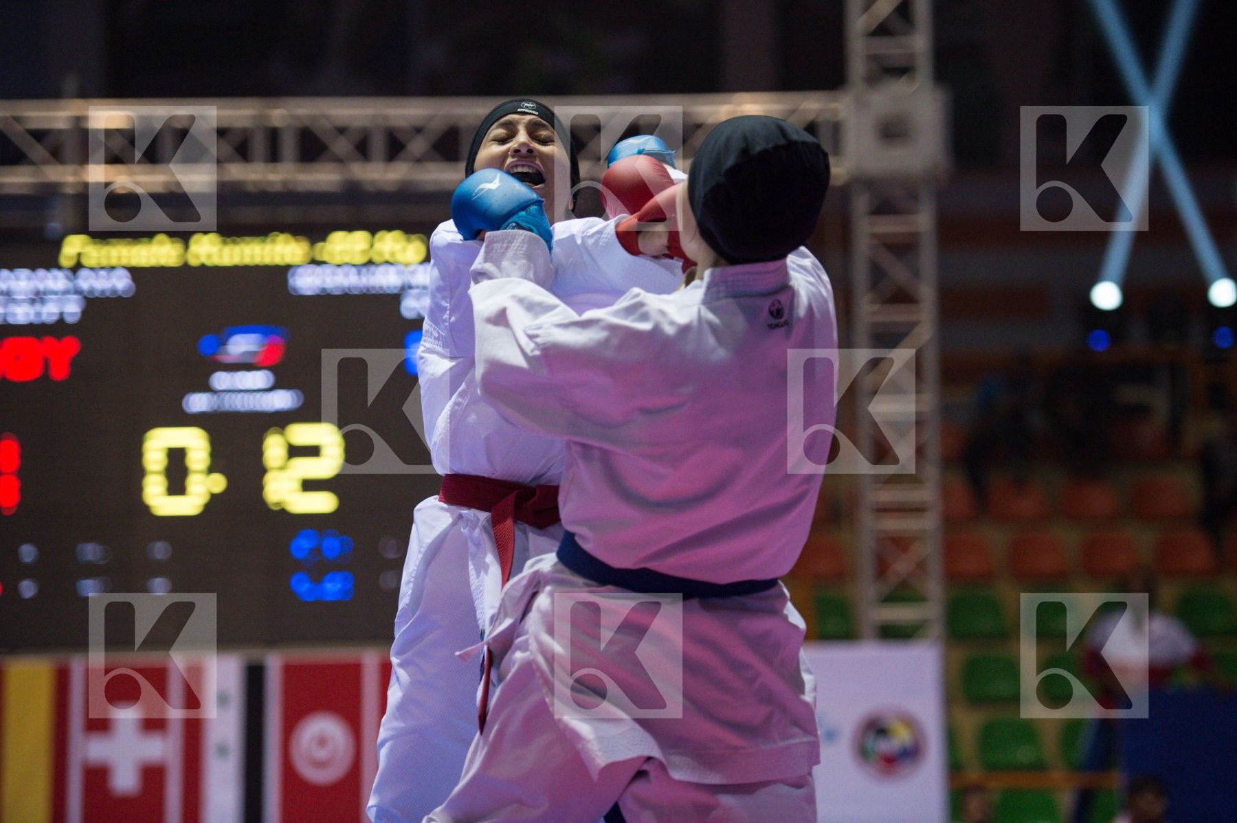 -50 kg Egypt final kumite Ozcelik Serap Rashed Areeg Turkey