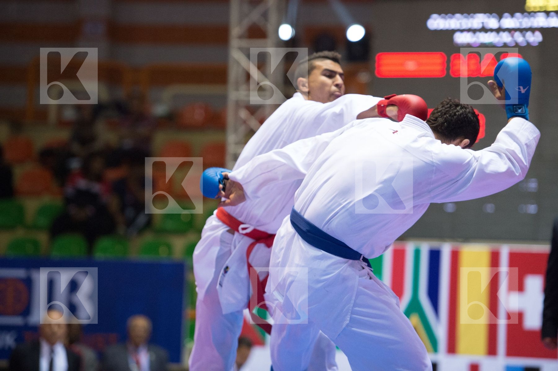 84+ kg Egypt Elasfar Ahmed final kumite Morocco Ouchen Achraf