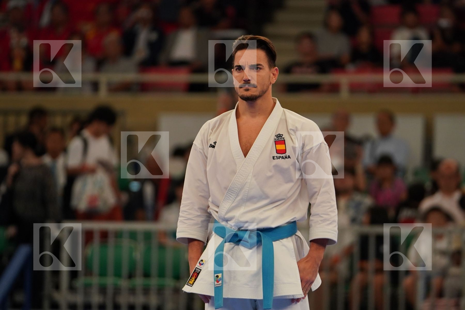 QUINTERO DAMIAN (SPAIN) in Senior Male Kata - Bronze bout