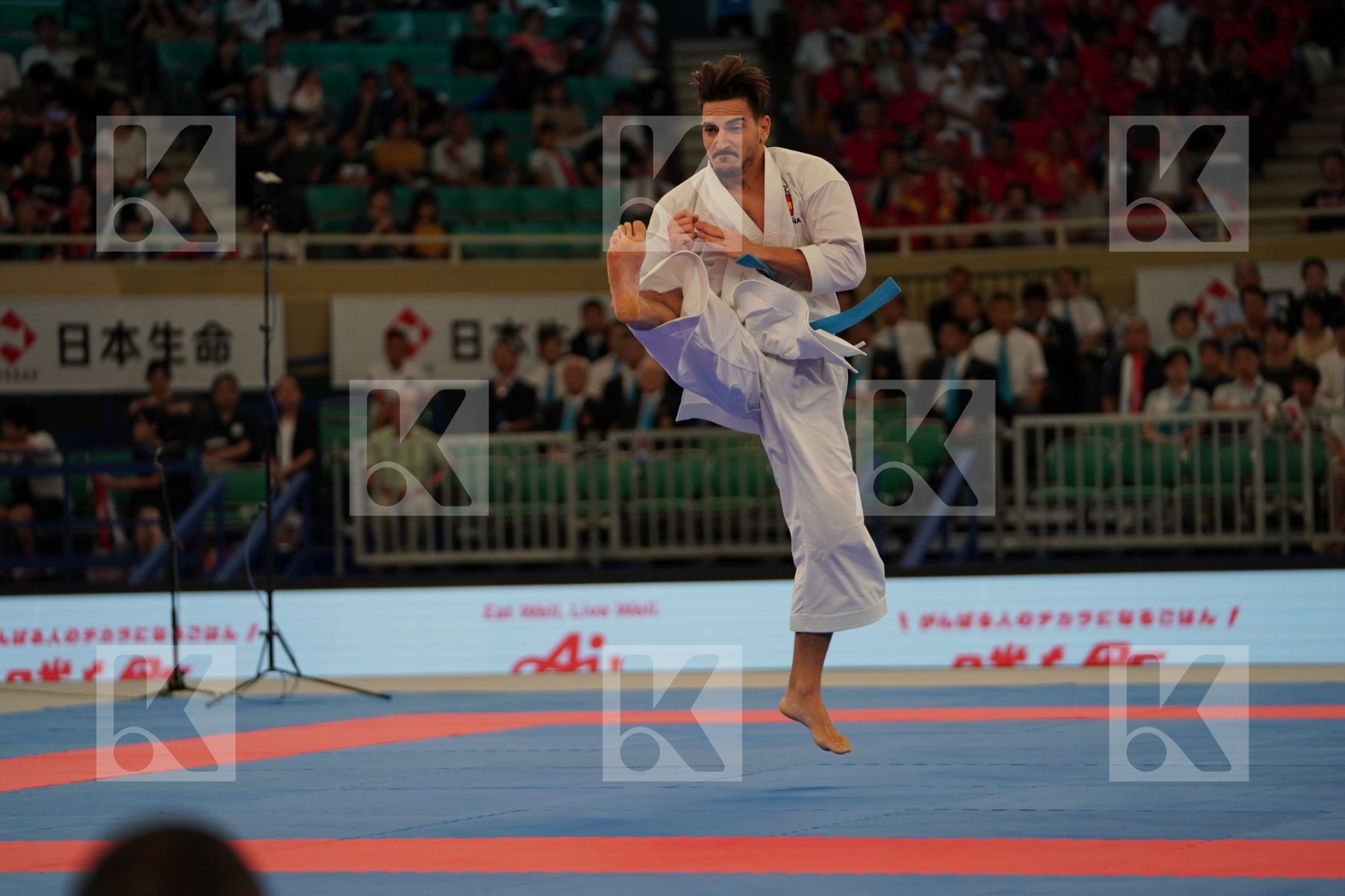 QUINTERO DAMIAN (SPAIN) in Senior Male Kata - Bronze bout