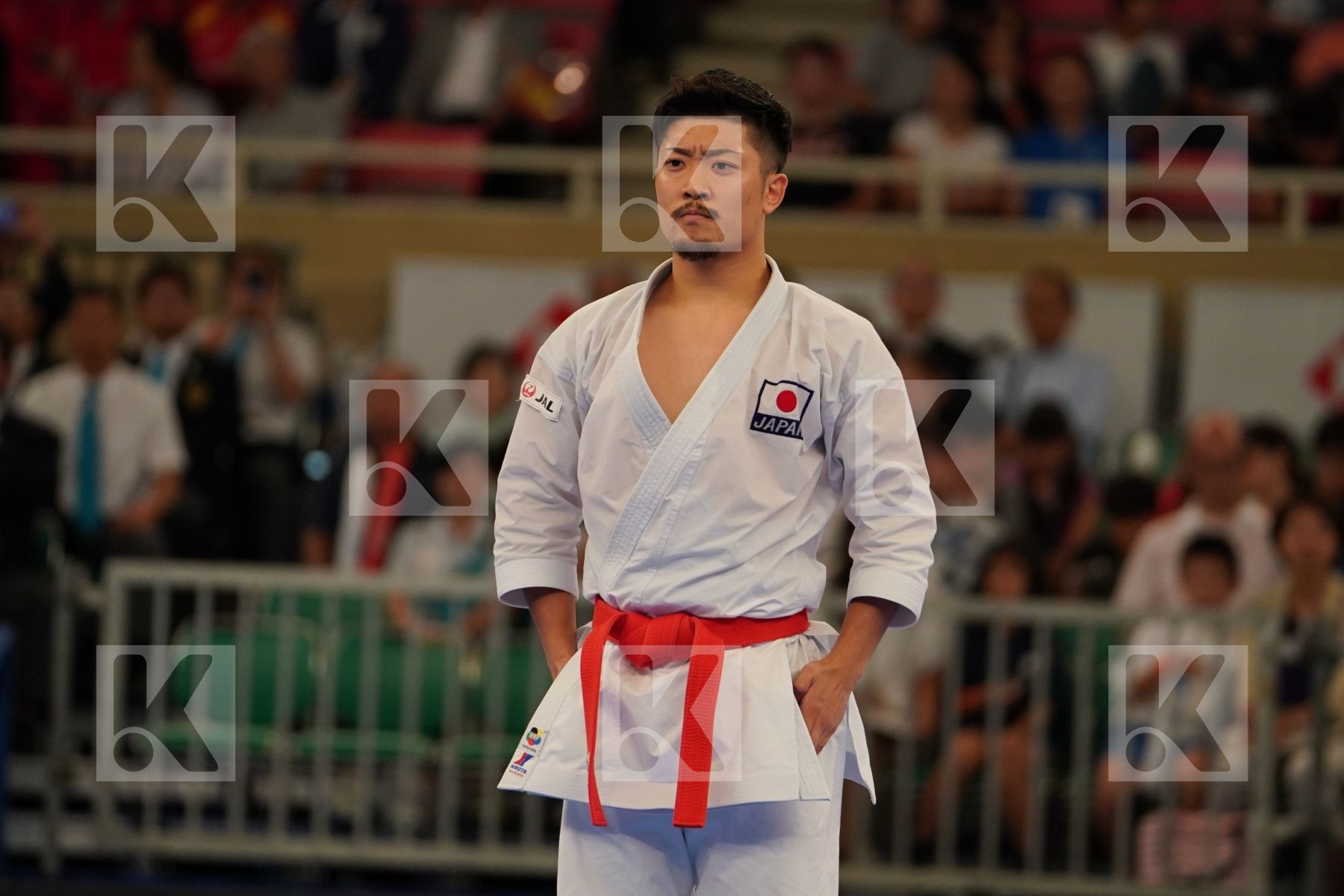 HAYASHIDA CHIKASHI (JAPAN) in Senior Male Kata - Bronze bout