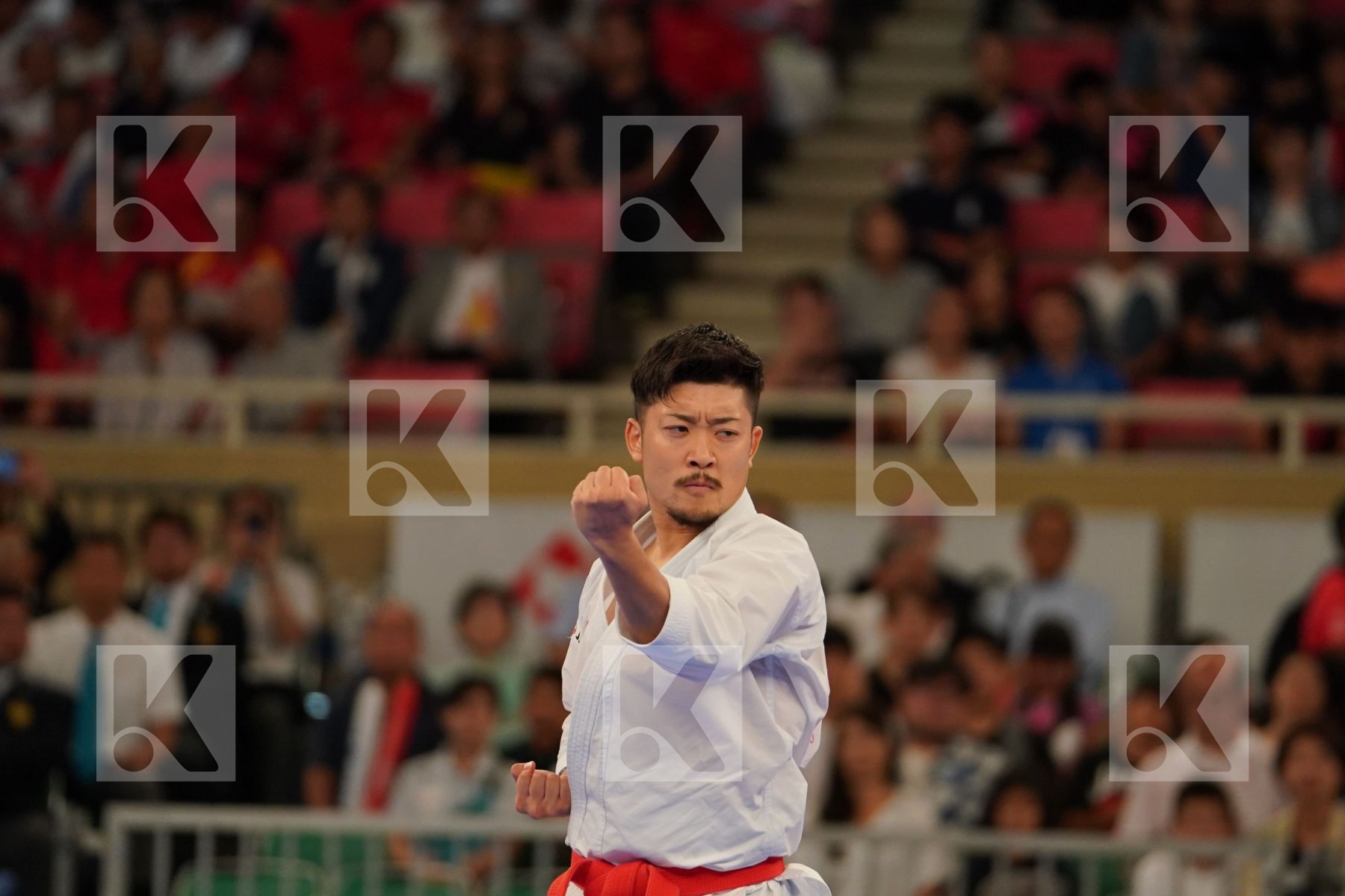 HAYASHIDA CHIKASHI (JAPAN) in Senior Male Kata - Bronze bout