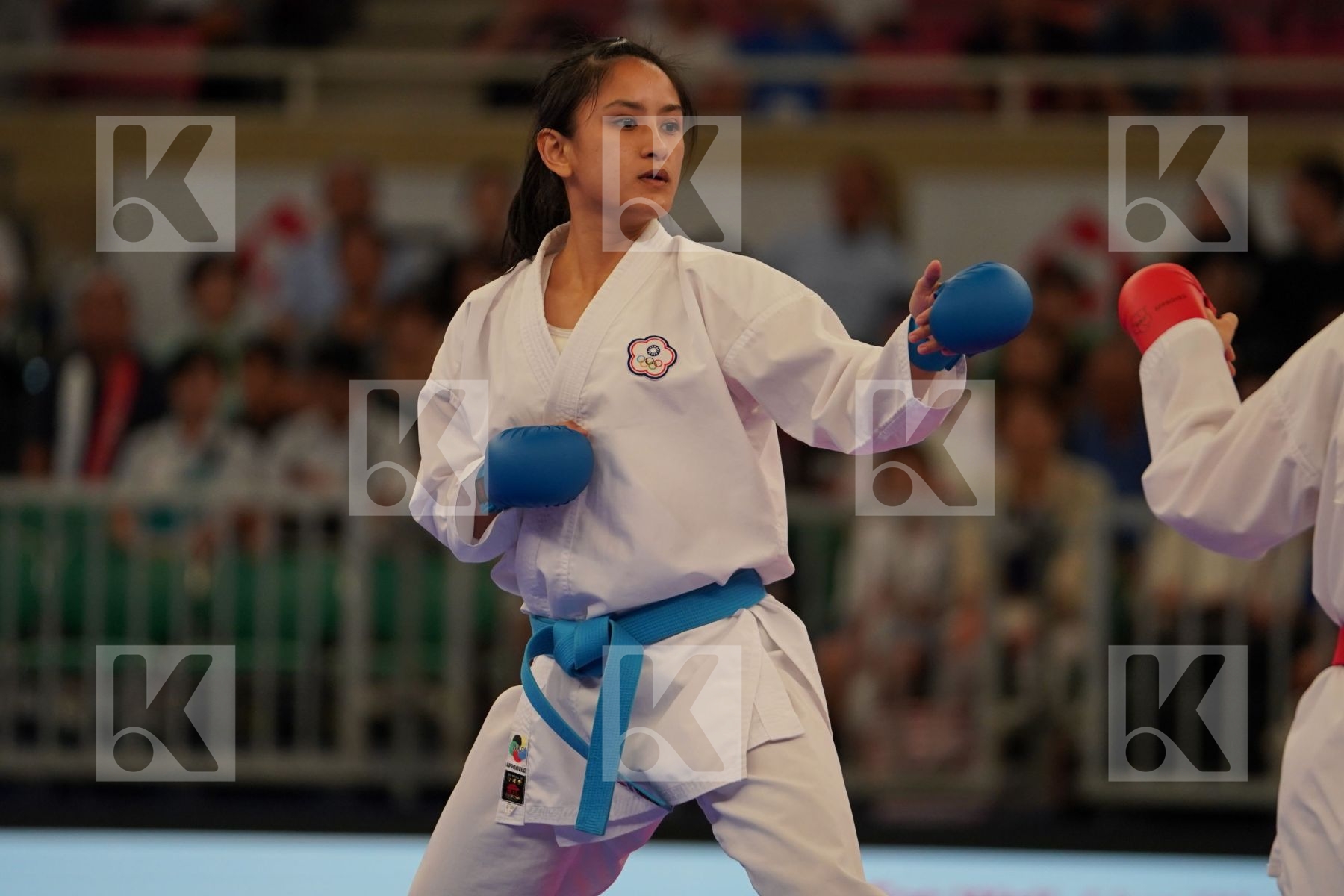 LI RANRAN (CHINA) vs GU SHIAU-SHUANG (CHINESE TAIPEI) in Senior Kumite -50 Kg - Bronze bout