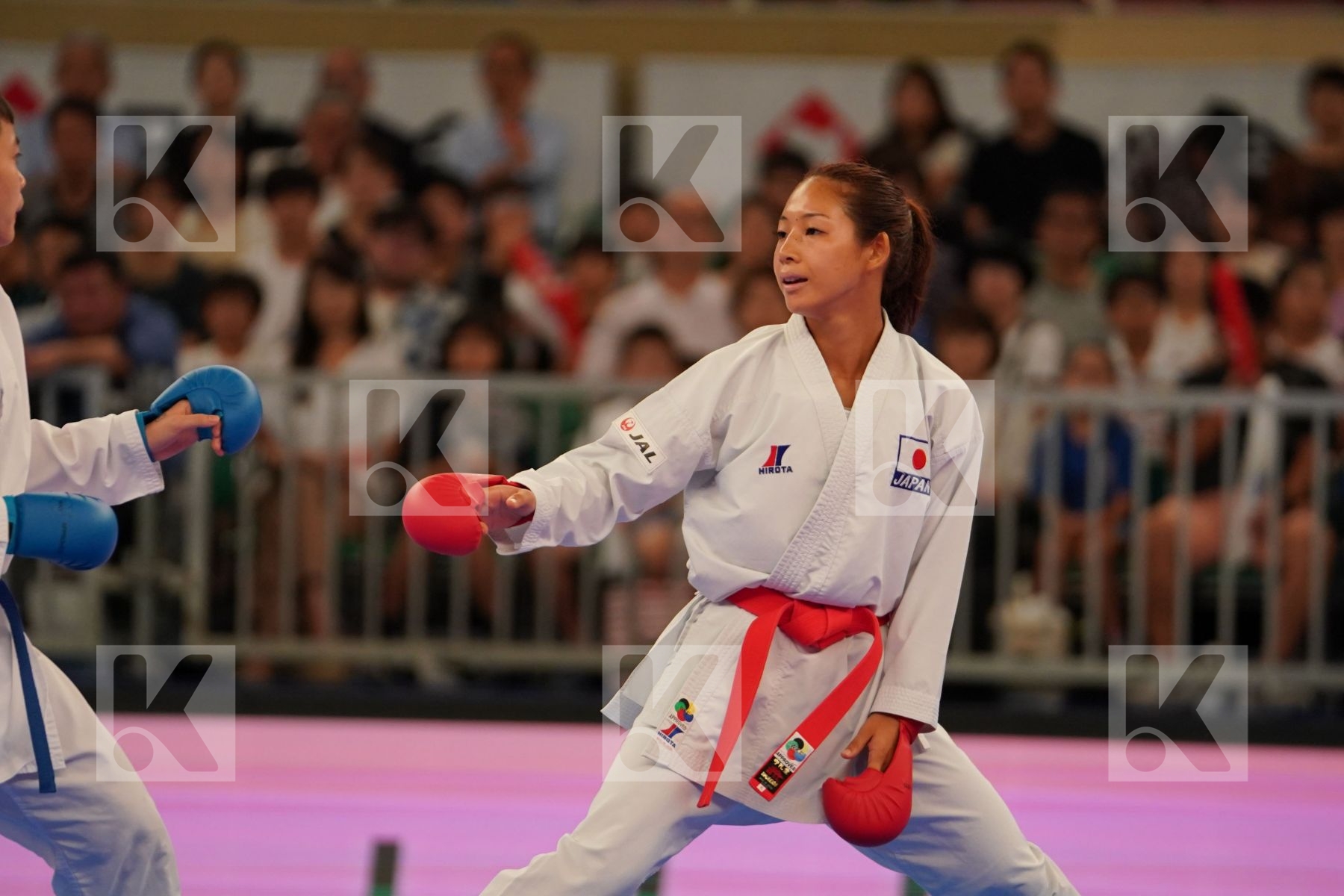 TADANO AYAKA (JAPAN) vs KU TSUI-PING (CHINESE TAIPEI) in Senior Kumite -50 Kg - Bronze bout