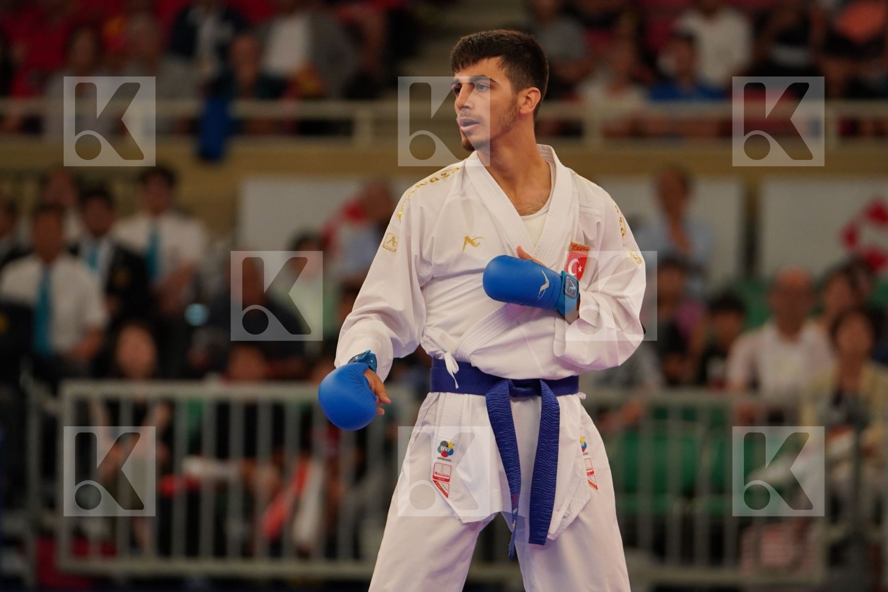 DULOVIC NENAD (MONTENEGRO) vs SAMDAN ERAY (TURKEY) in Senior Kumite -60 Kg - Bronze bout