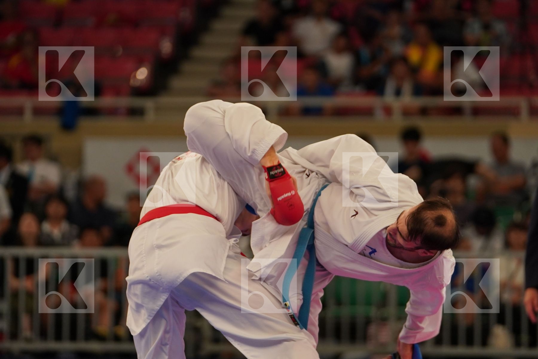BITSCH NOAH (GERMANY) vs ASGARI GHONCHEH BAHMAN (IRAN) in Senior Kumite -75 Kg - Bronze bout