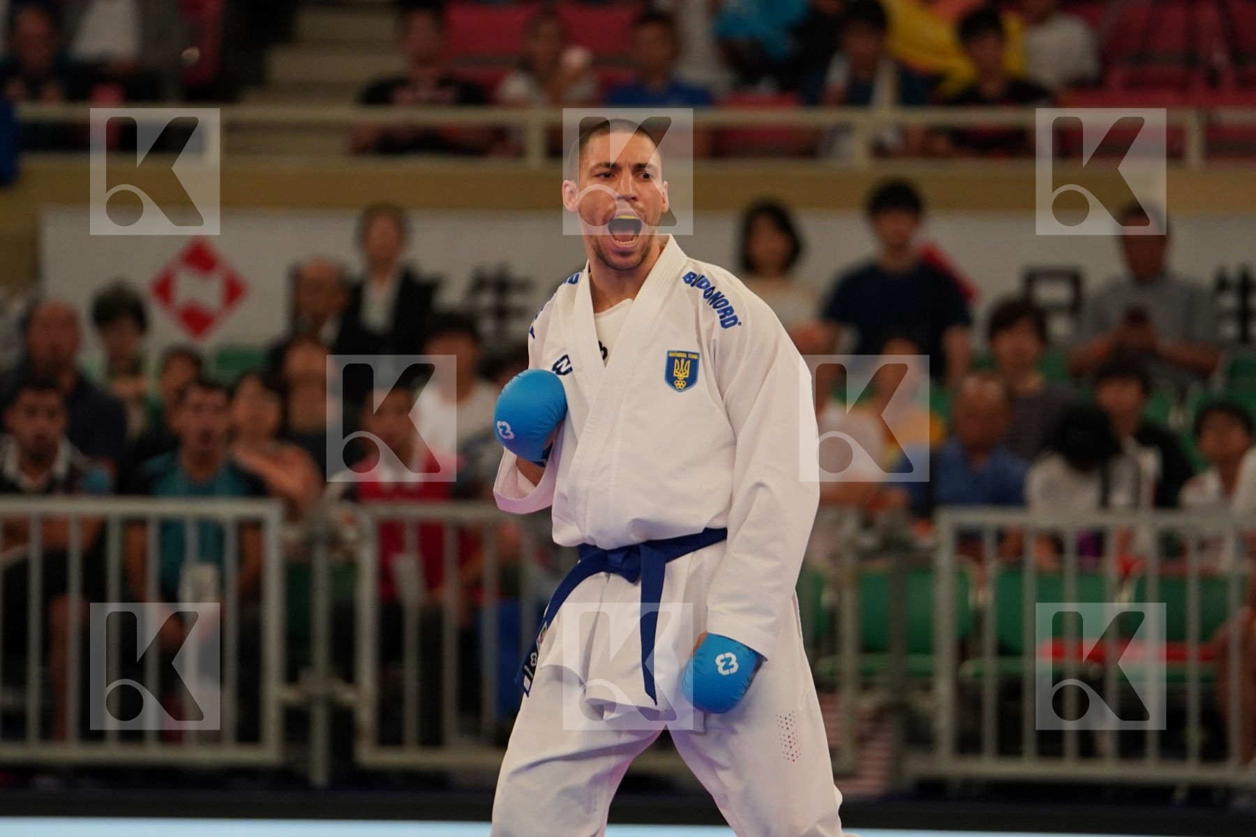 SEKOURI YASSINE (MOROCCO) vs HORUNA STANISLAV (UKRAINE) in Senior Kumite -75 Kg - Bronze bout